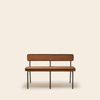 Banc YSABEAU dalila fauve et noir