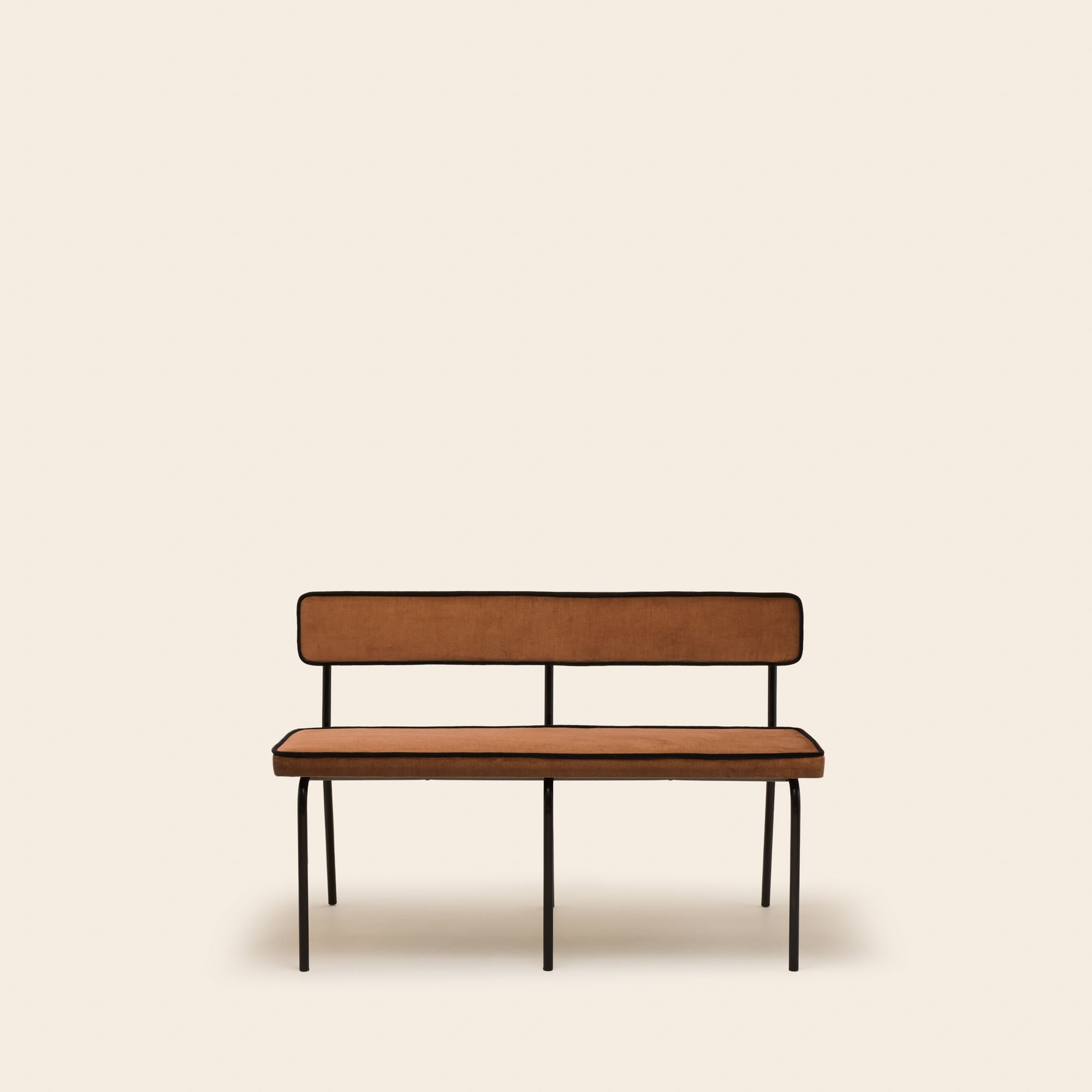 Banc YSABEAU dalila fauve et noir