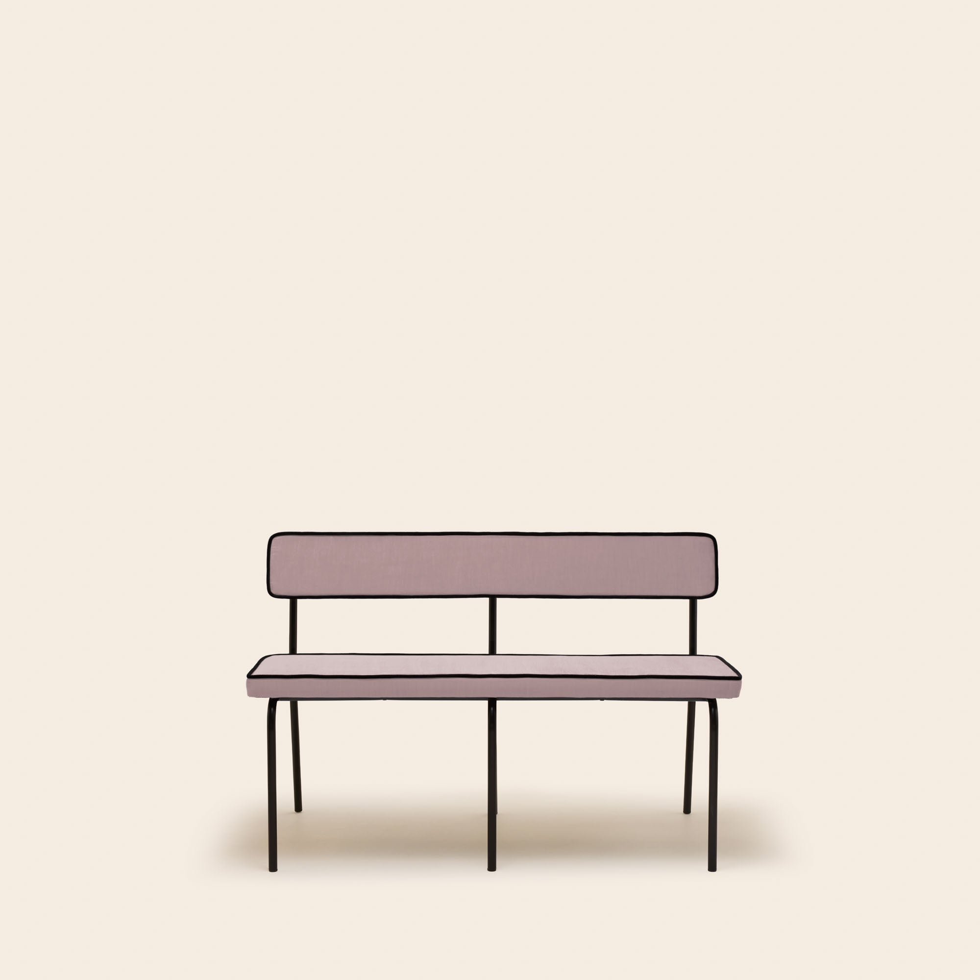 Banc YSABEAU dalila nacre rose et noir