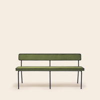 Banc YSABEAU dalila vert amande et noir