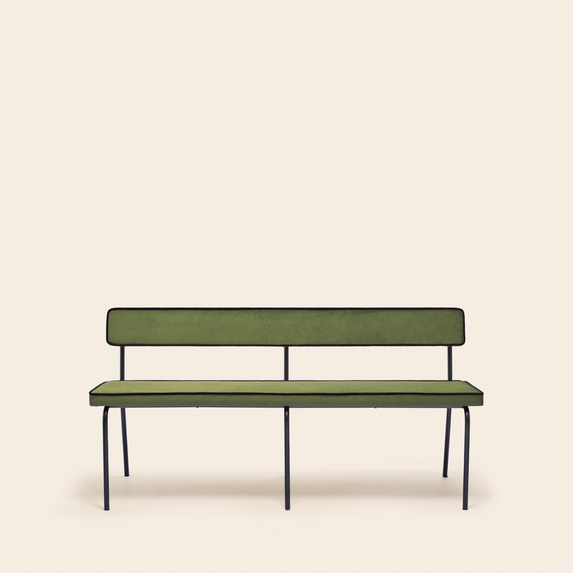Banc YSABEAU dalila vert amande et noir