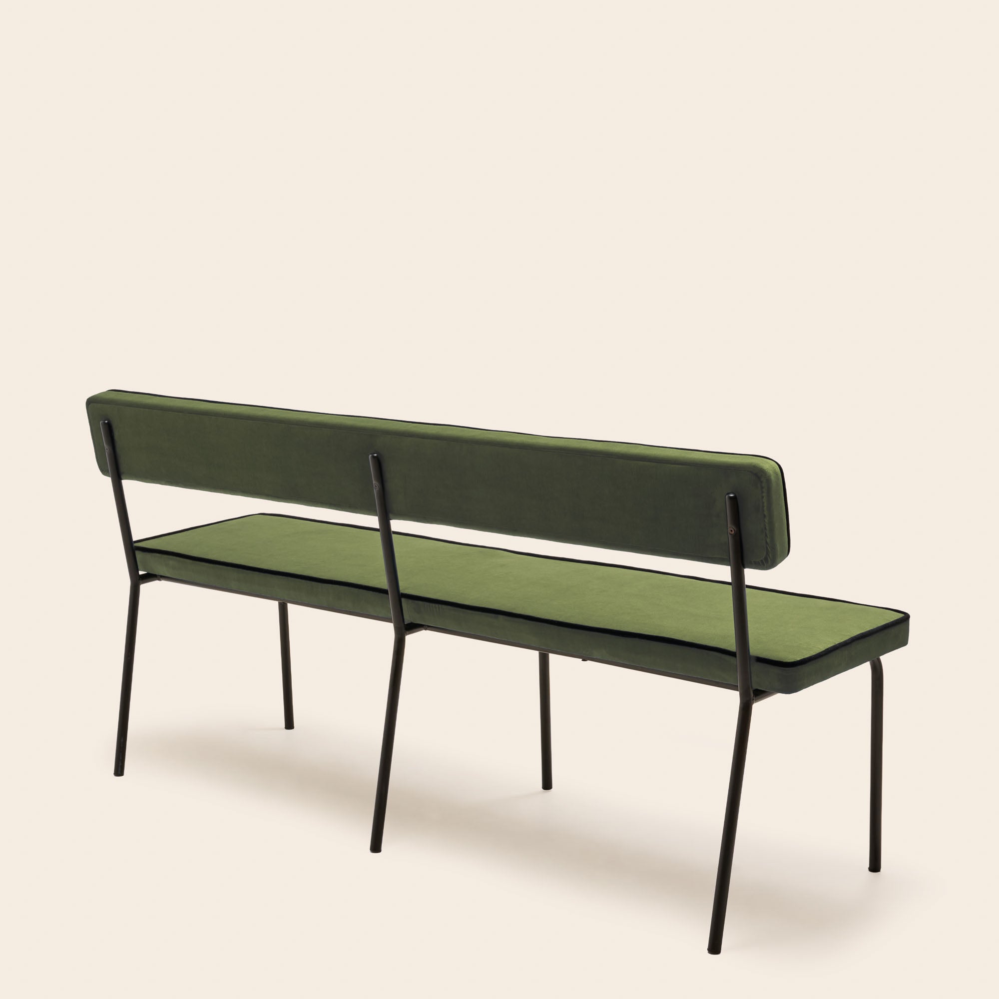 Banc YSABEAU dalila vert amande et noir