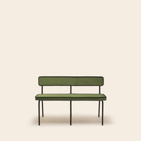 Banc YSABEAU dalila vert amande et noir