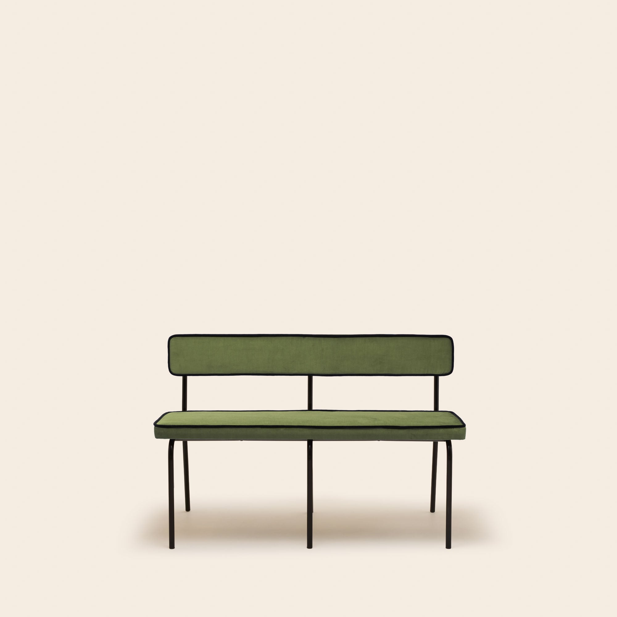 Banc YSABEAU dalila vert amande et noir