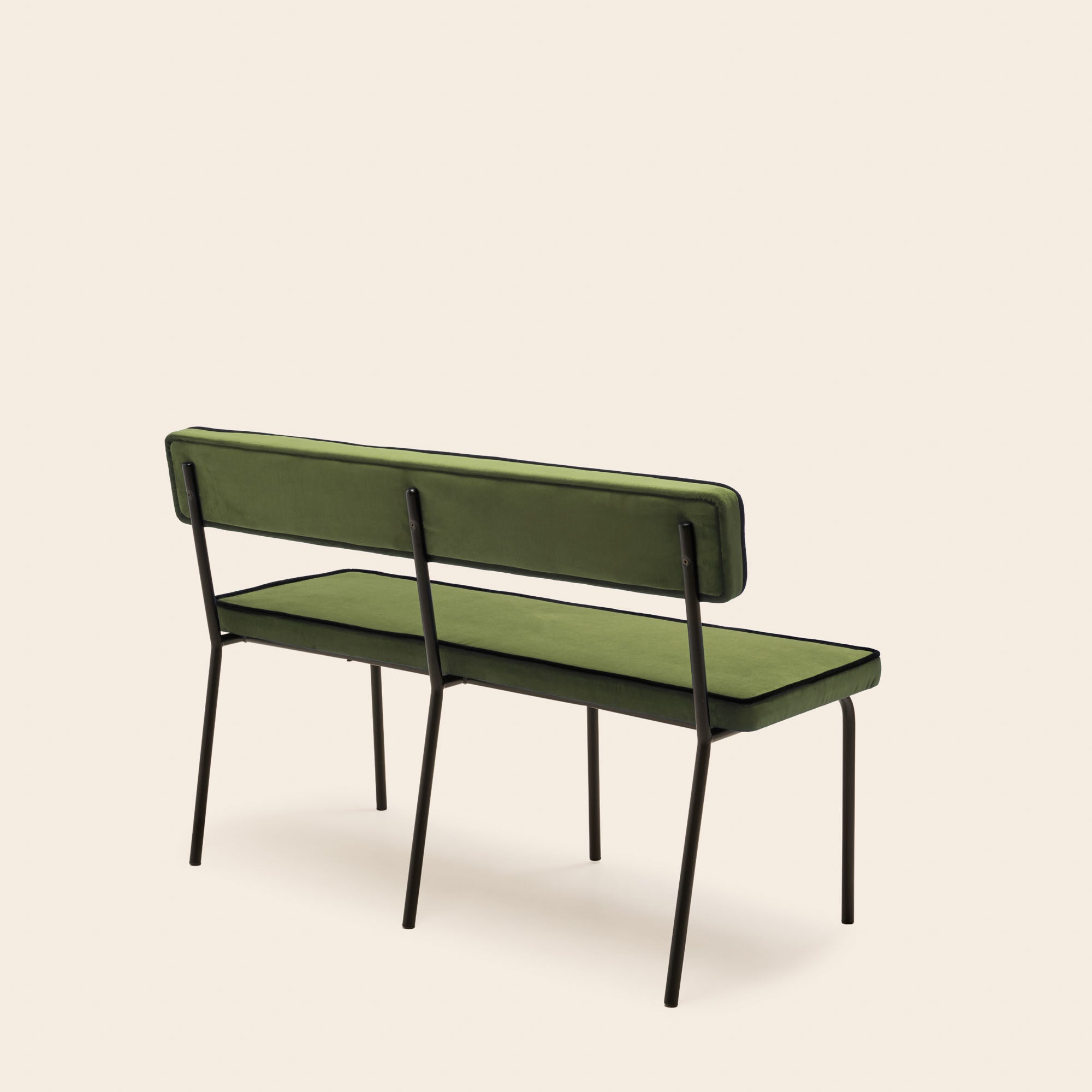 Banc YSABEAU dalila vert amande et noir