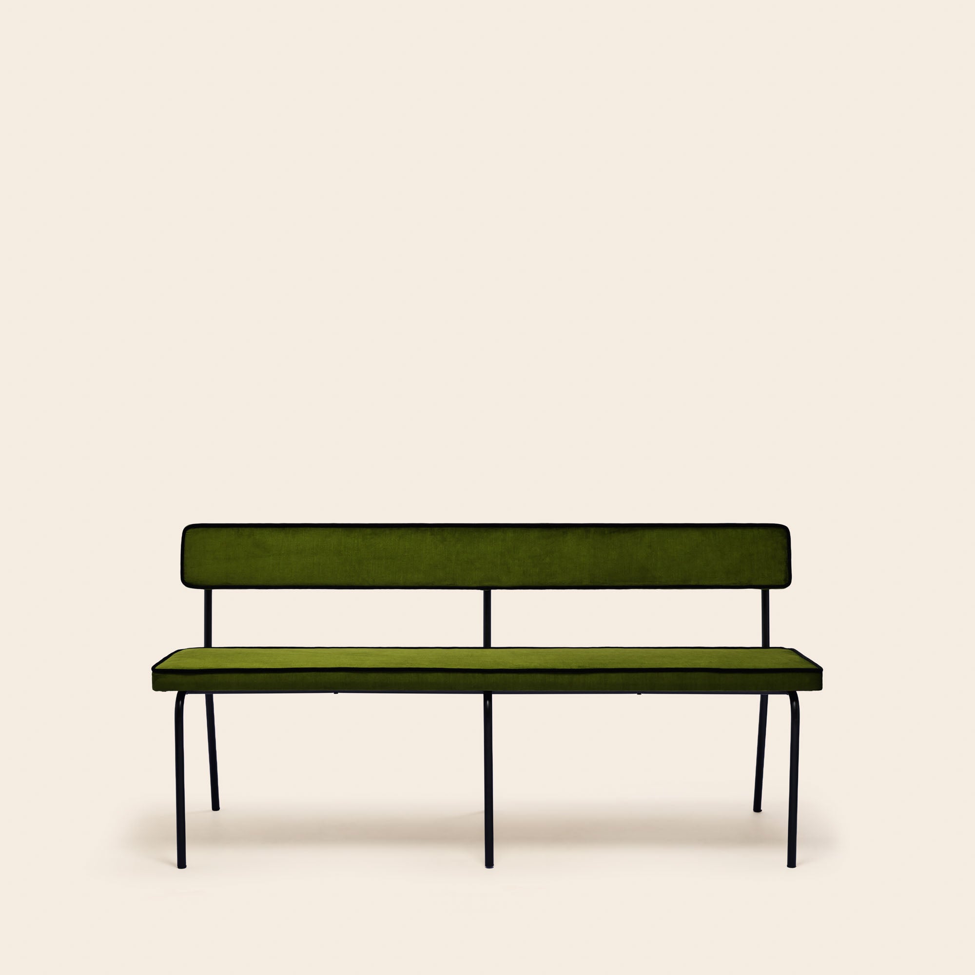 Banc YSABEAU dalila vert olive et noir