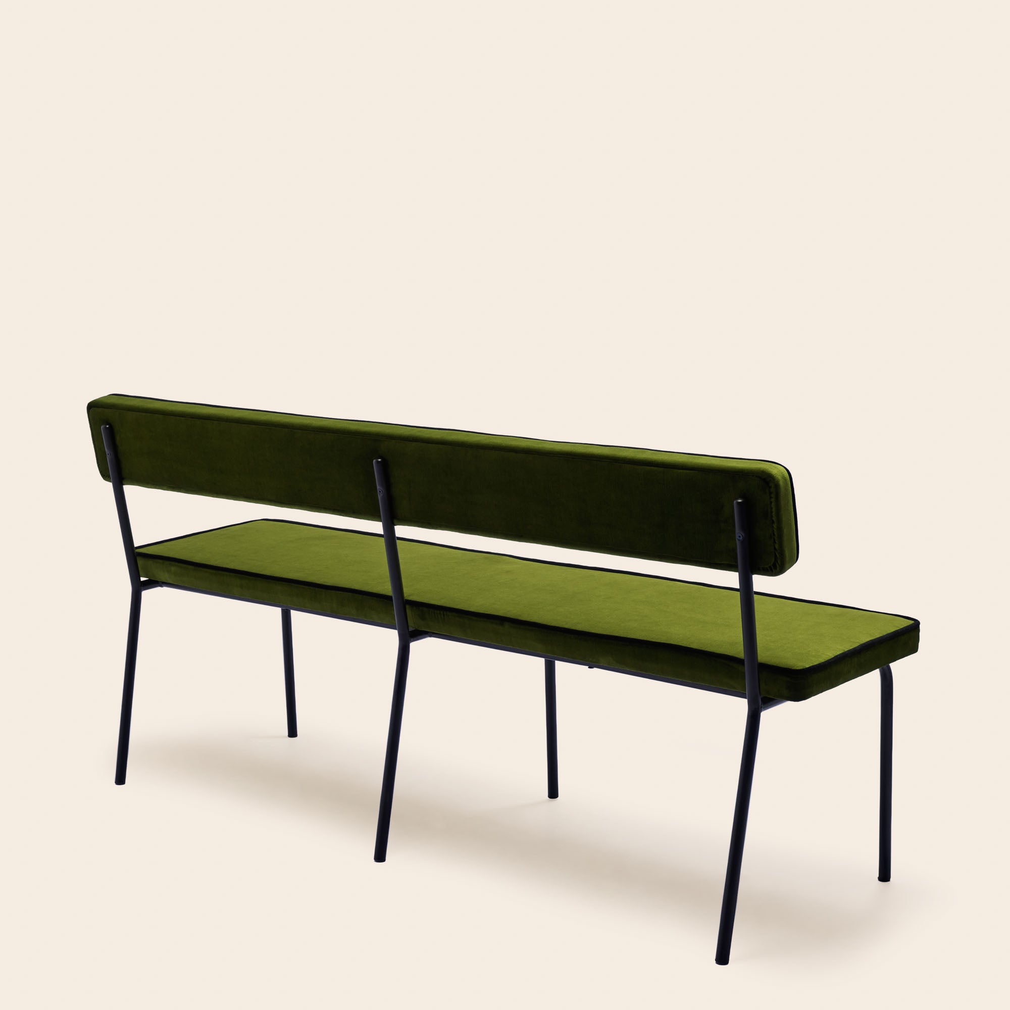 Banc YSABEAU dalila vert olive et noir