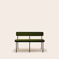 Banc YSABEAU dalila vert olive et noir