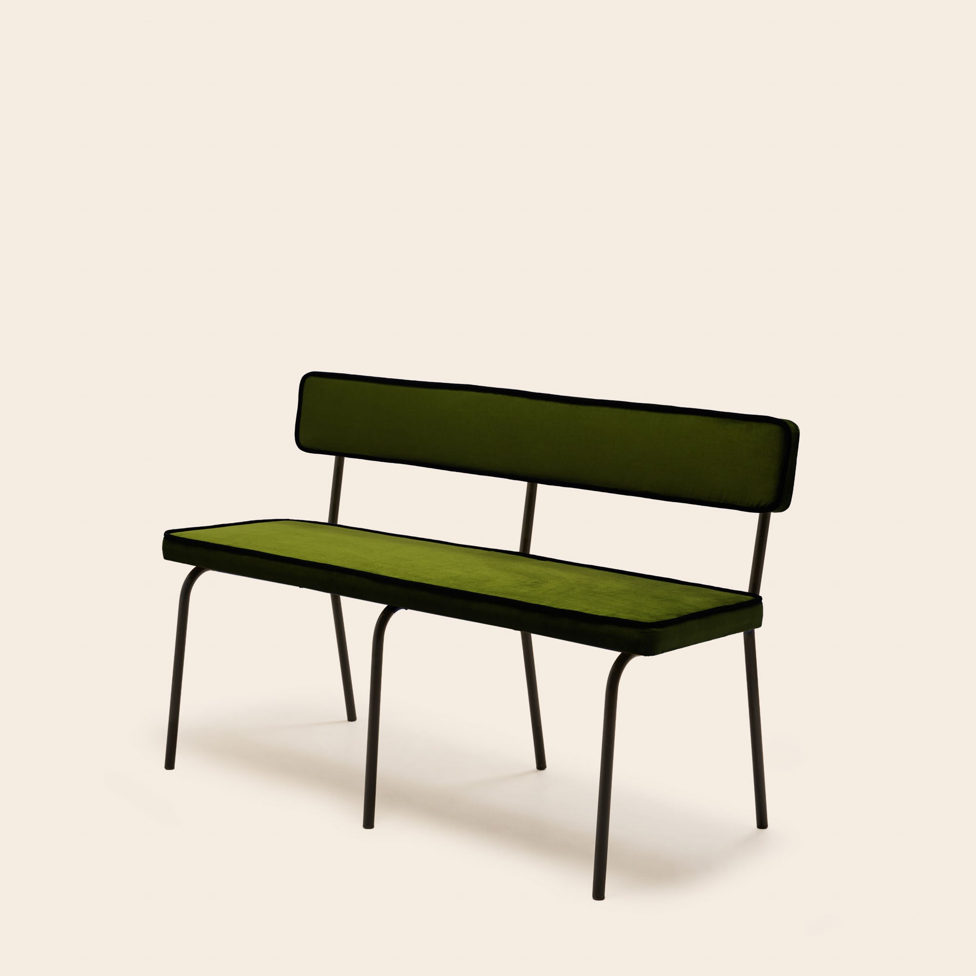 Banc YSABEAU dalila vert olive et noir