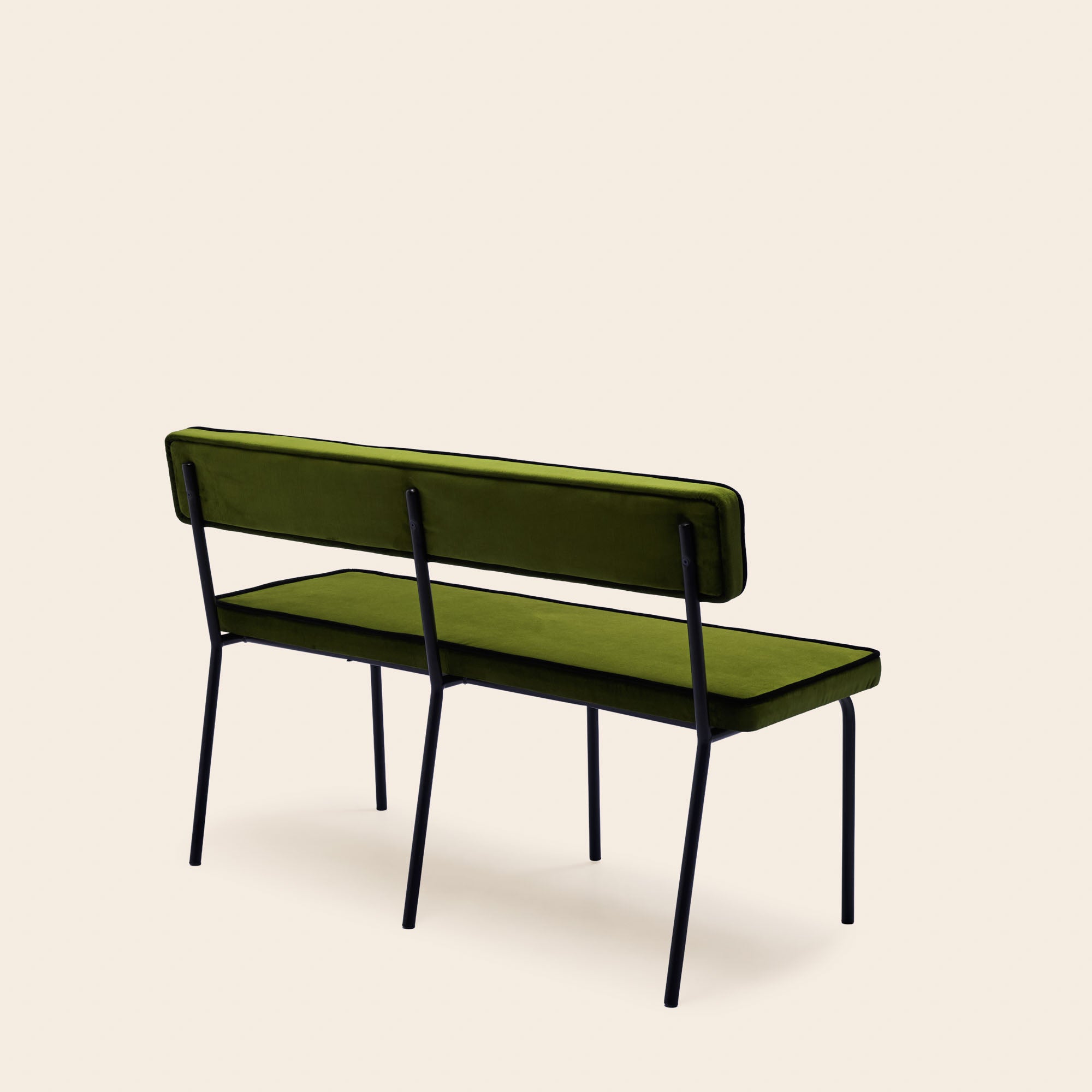 Banc YSABEAU dalila vert olive et noir