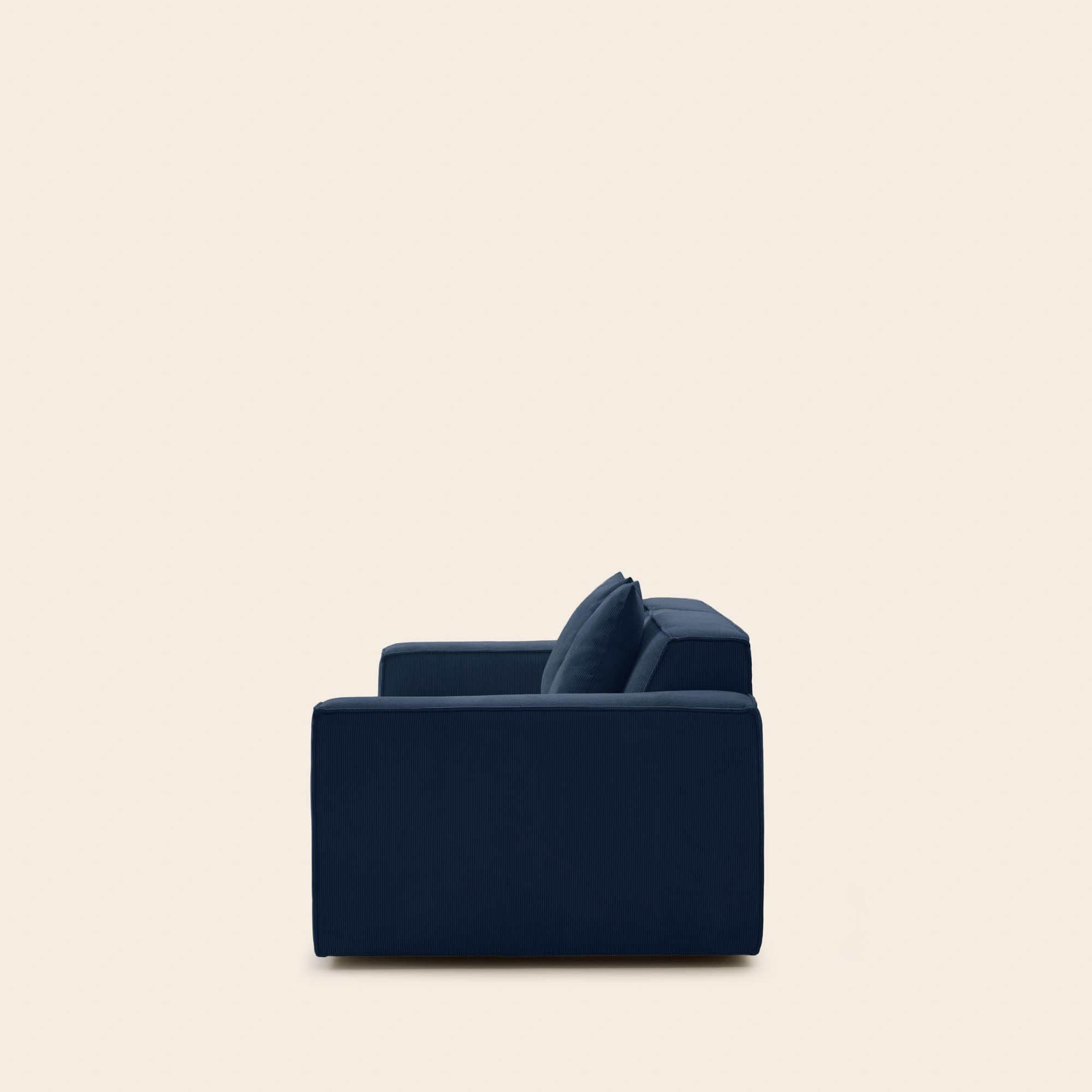 Canapé 2,5 places DYONIS bleu de nuit