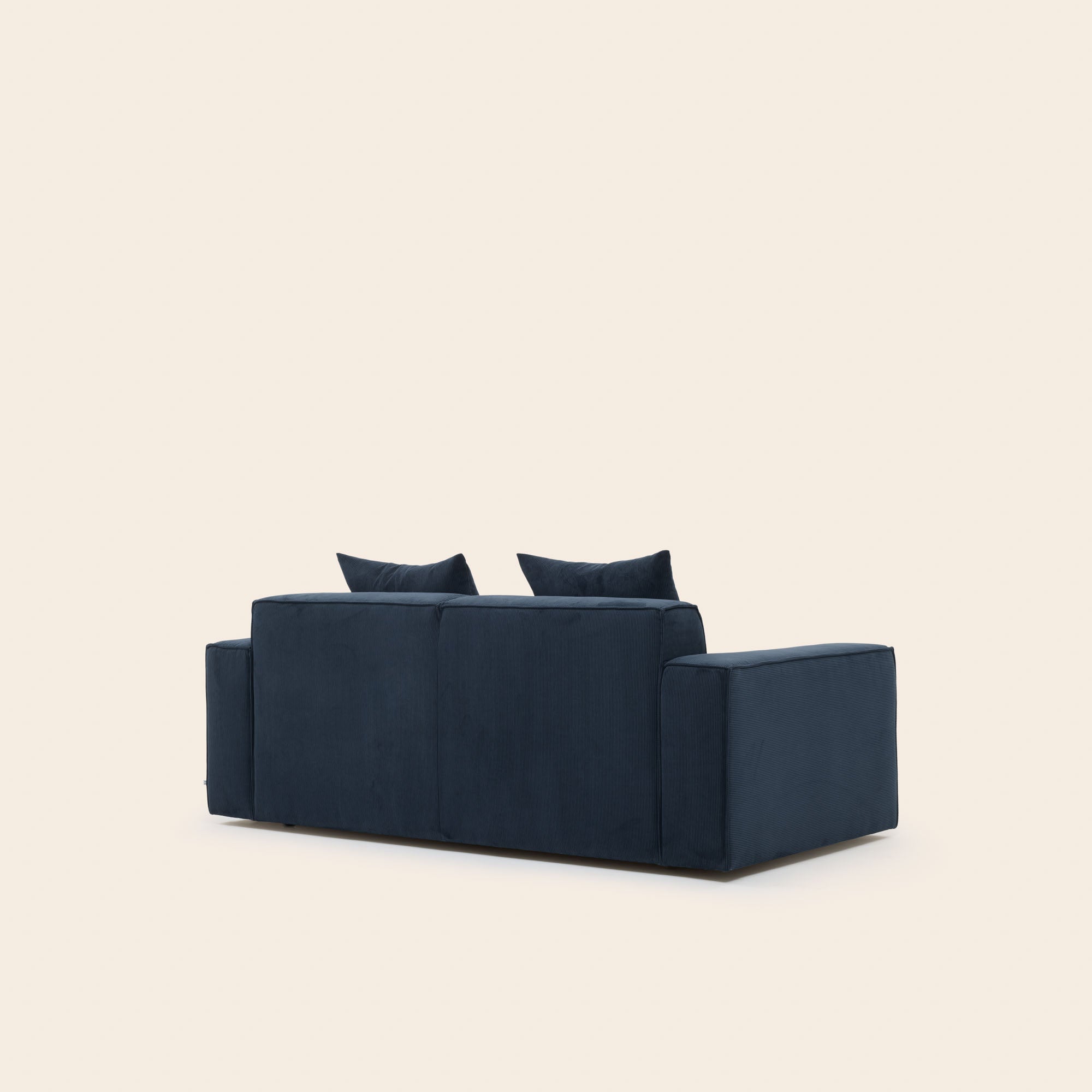 Canapé 2 places DYONIS bleu de nuit