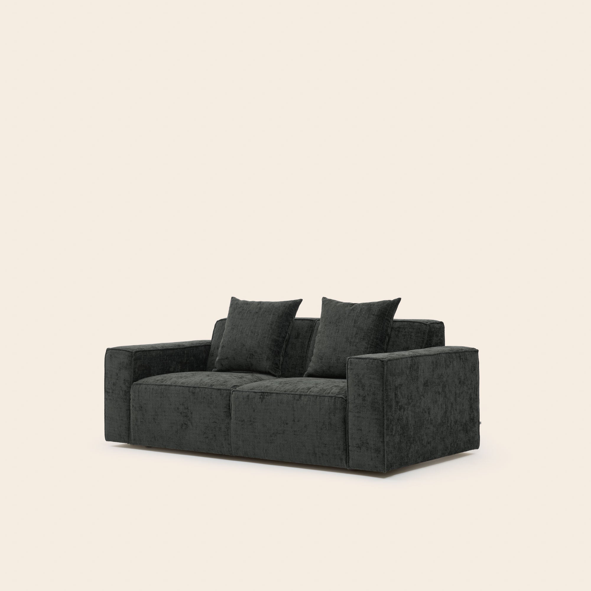 Canapé 2 places DYONIS gris vert