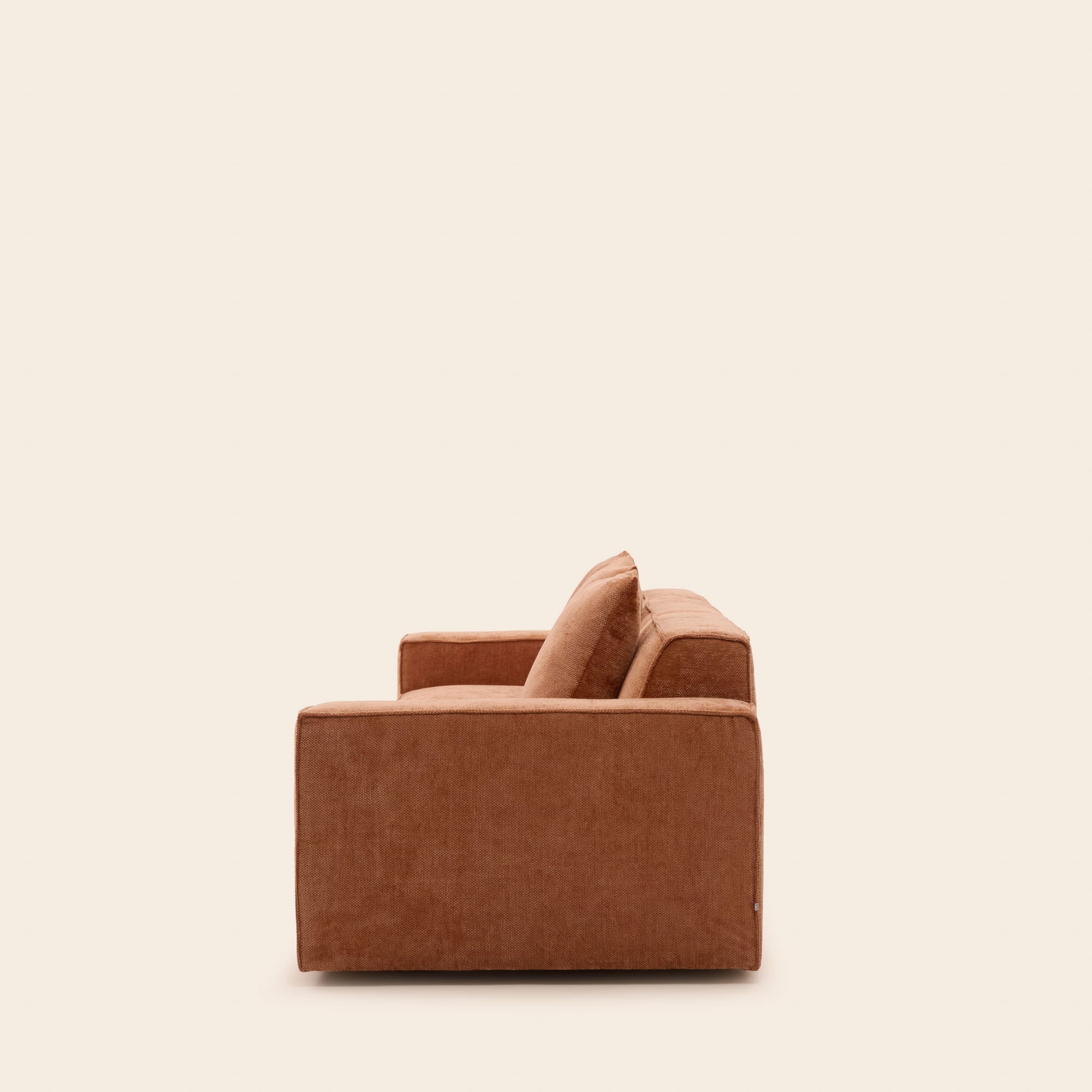 Canapé 2 places DYONIS orange sunset