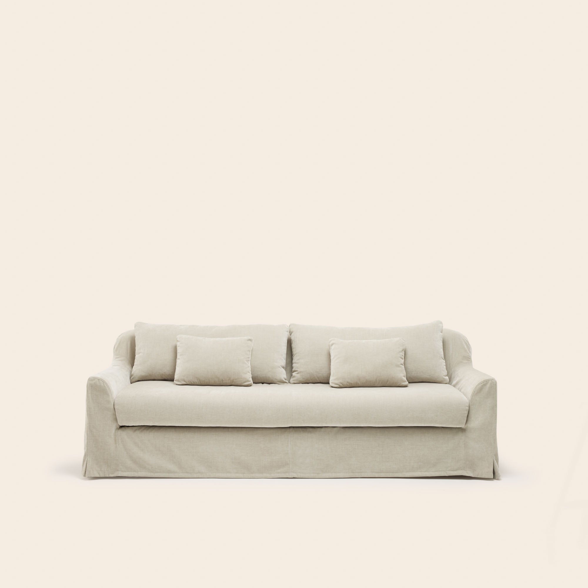 Canapé 3 places CLARIBEL chenille pierre minéral