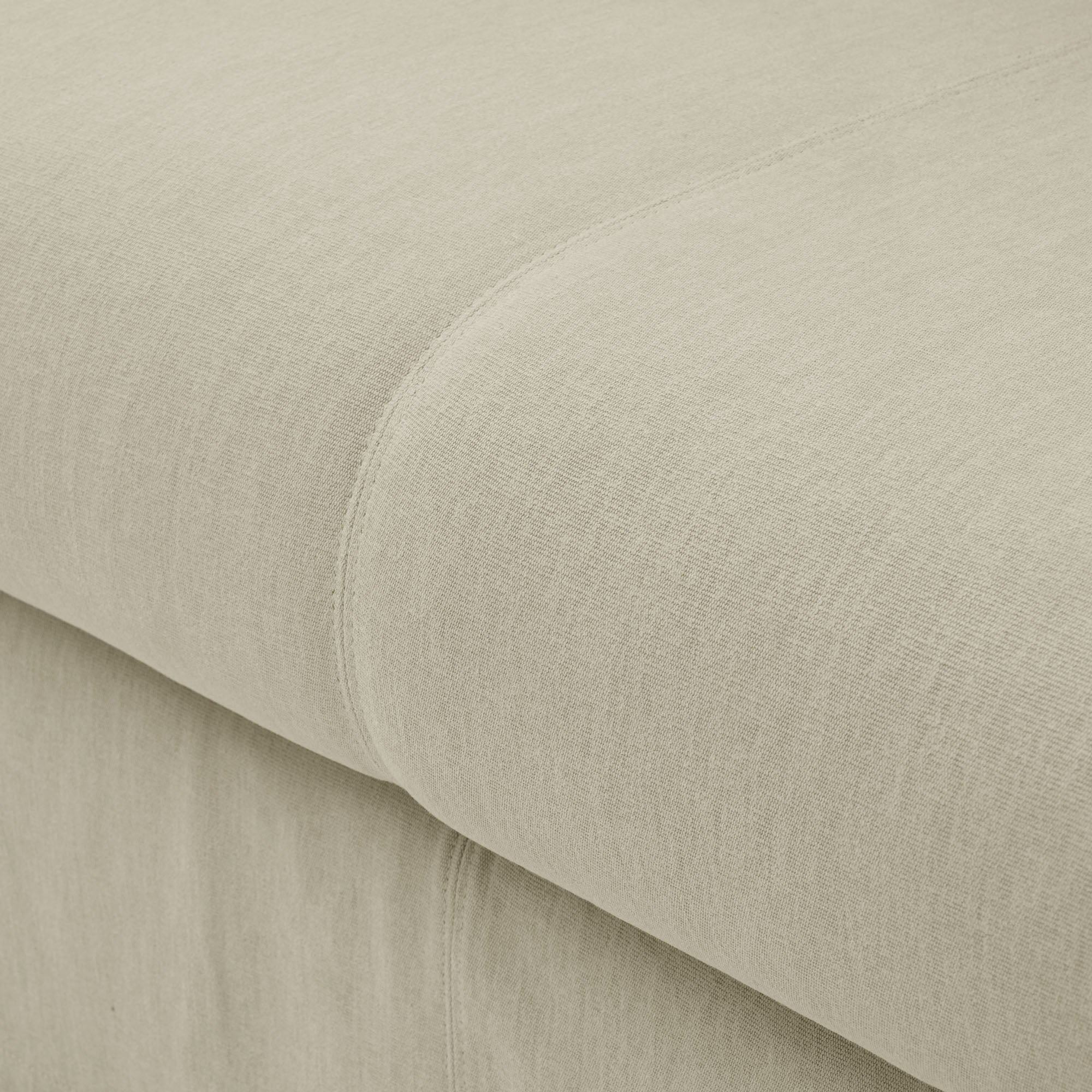 Canapé 3 places CLARIBEL toile beige chaud