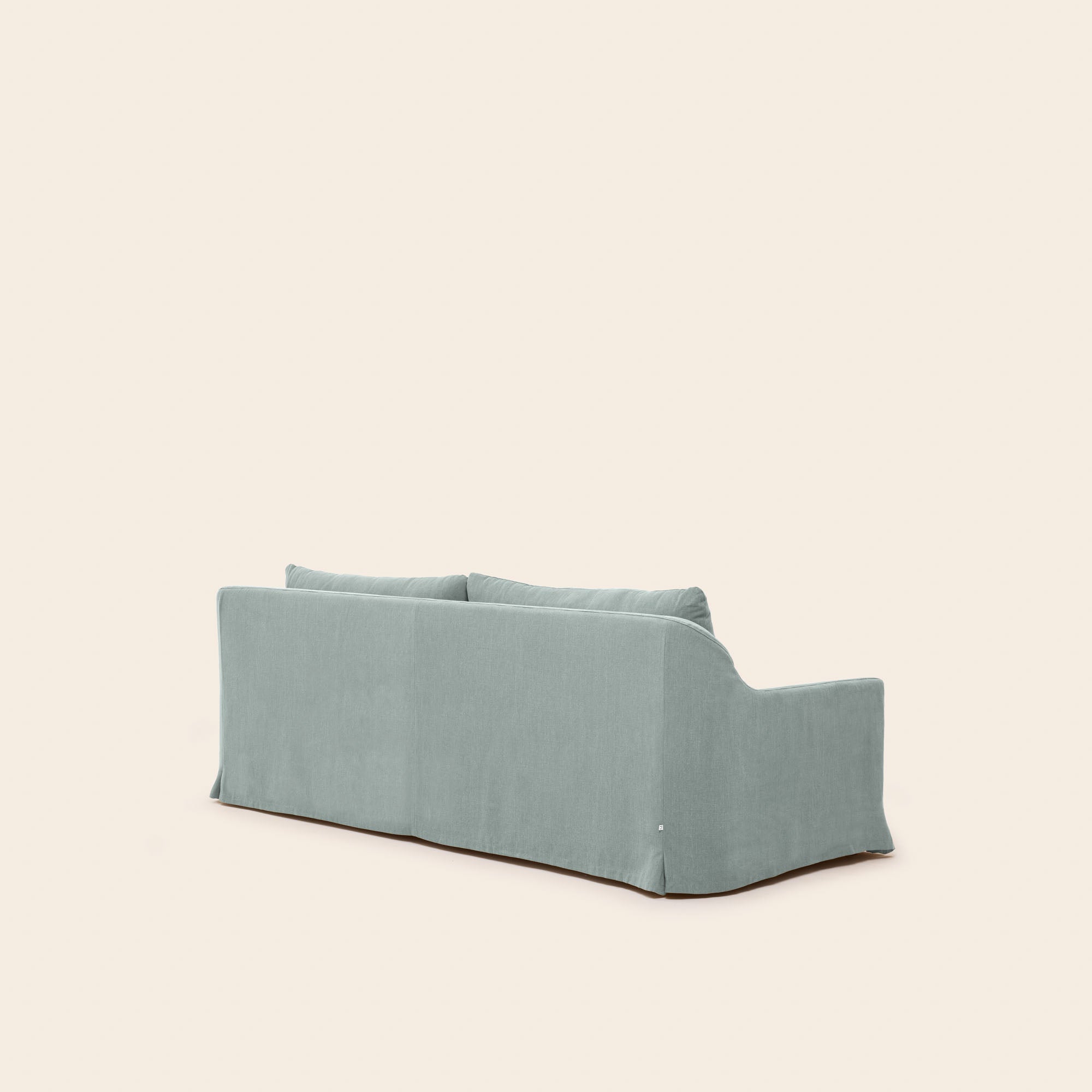 Canapé 3 places CLARIBEL toile céladon