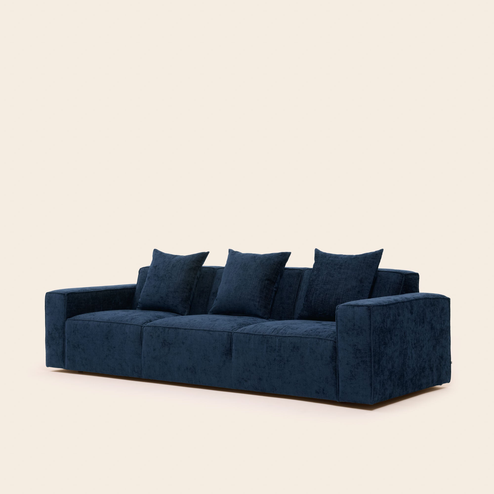 Canapé 3 places DYONIS bleu nuit