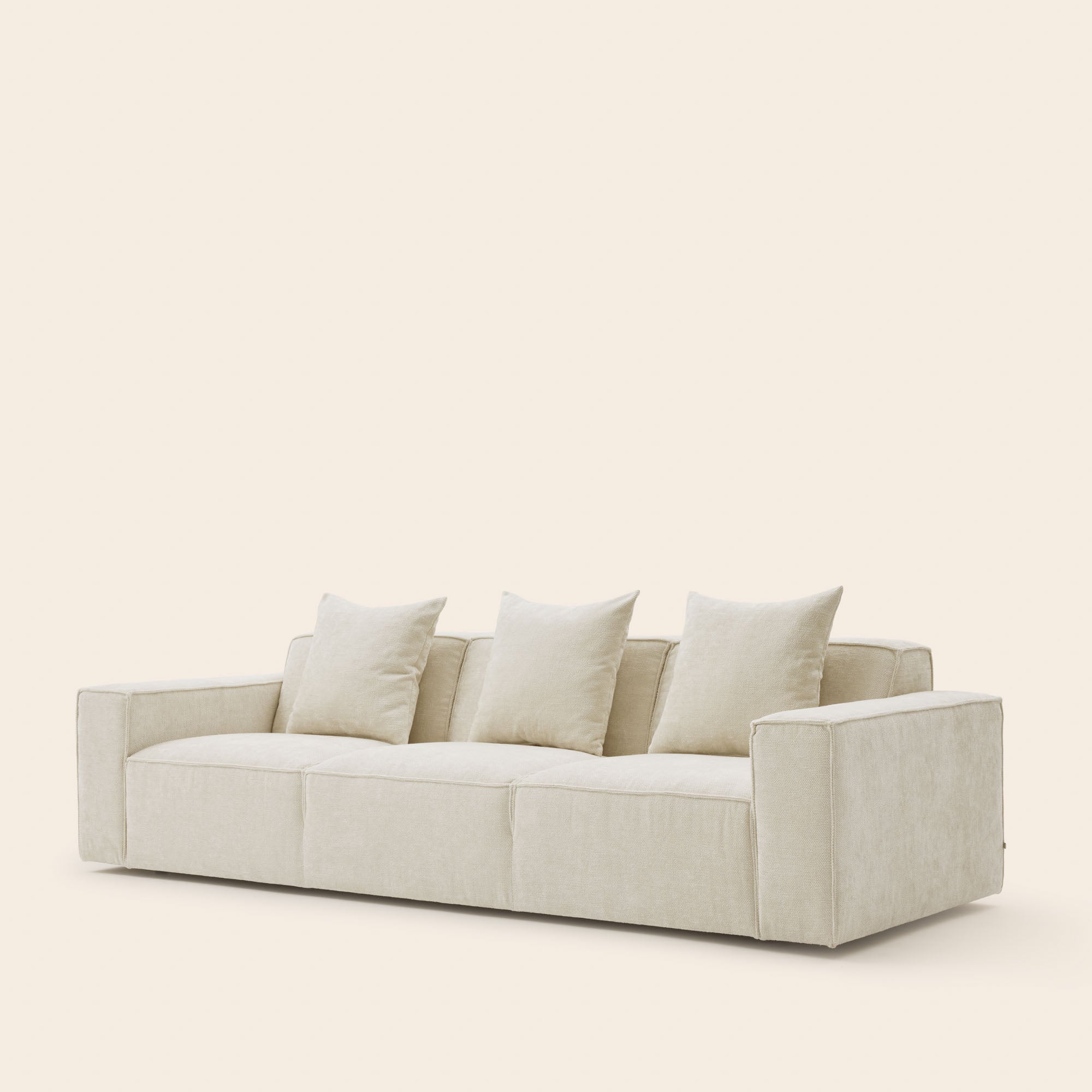 Canapé 3 places DYONIS ivoire