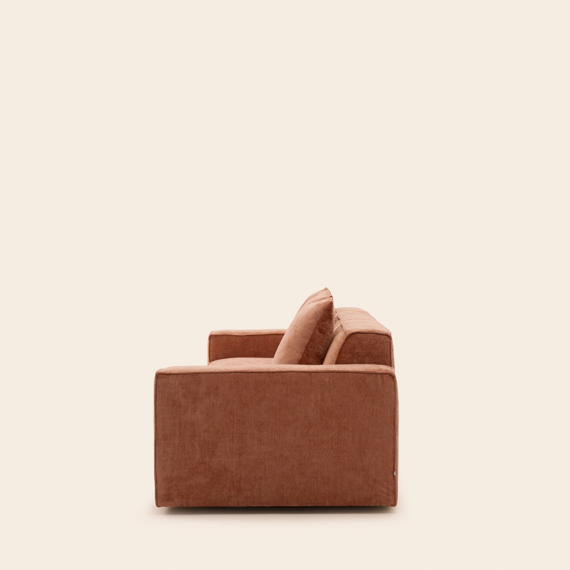 Canapé 3 places DYONIS orange sunset