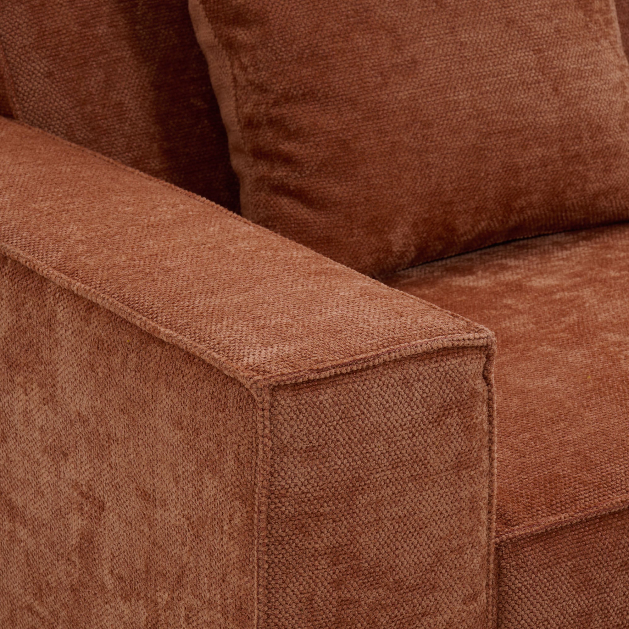 Canapé 3 places DYONIS orange sunset