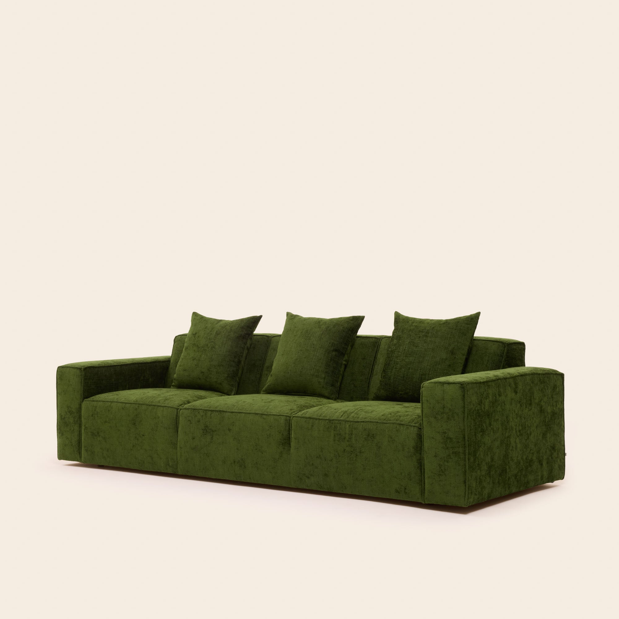 Canapé 3 places DYONIS vert olive