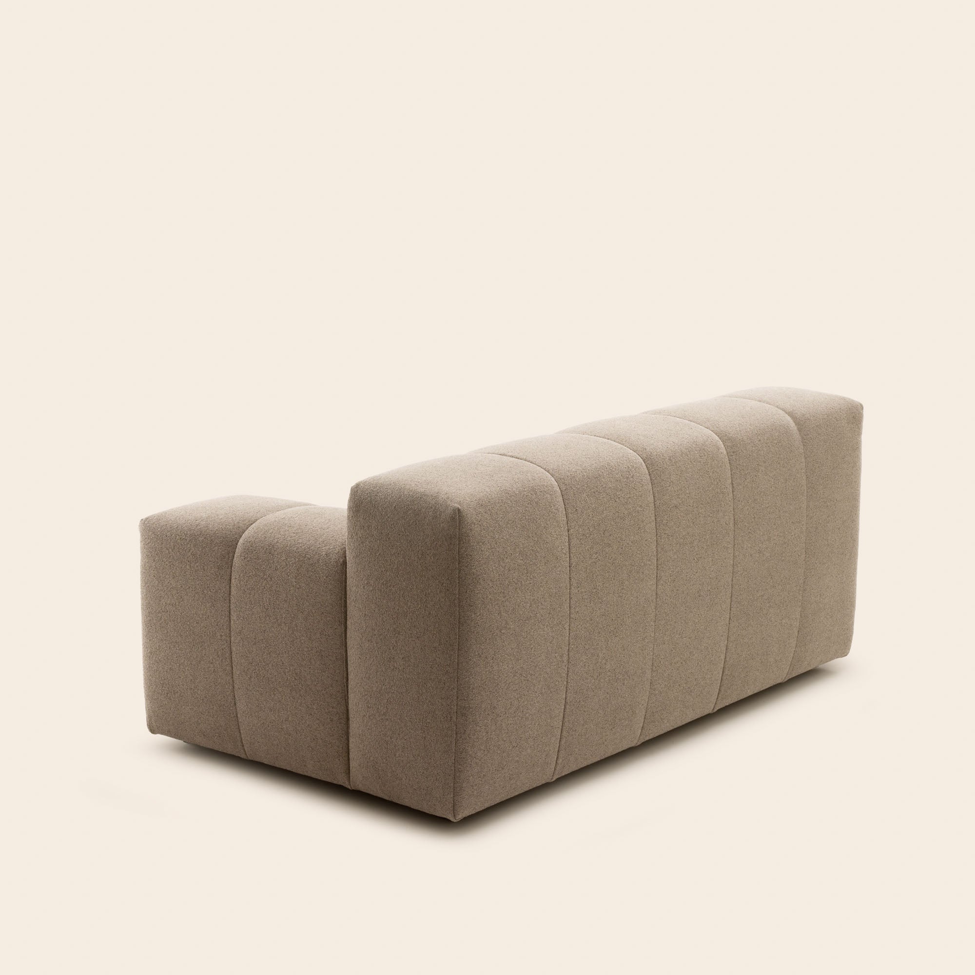 Canapé modulable accoudoir D UBERTO glory taupe