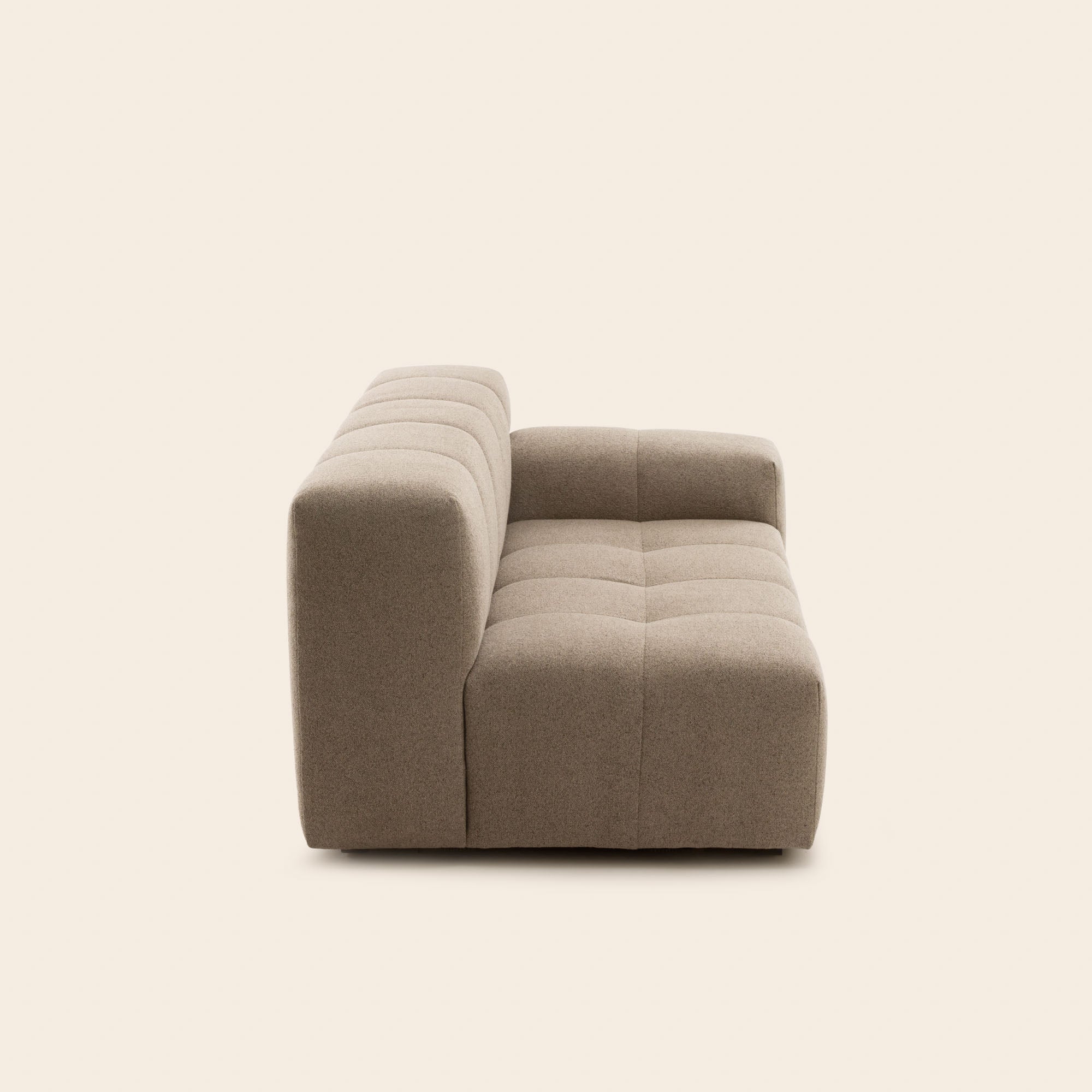 Canapé modulable accoudoir D UBERTO glory taupe