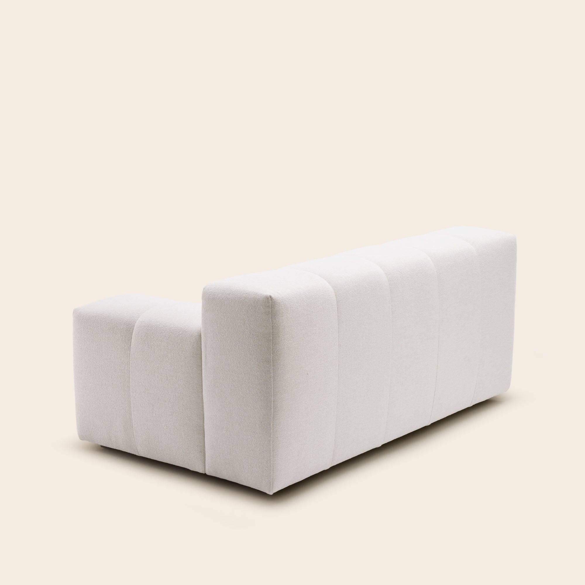 Canapé modulable accoudoir D UBERTO glory ivoire