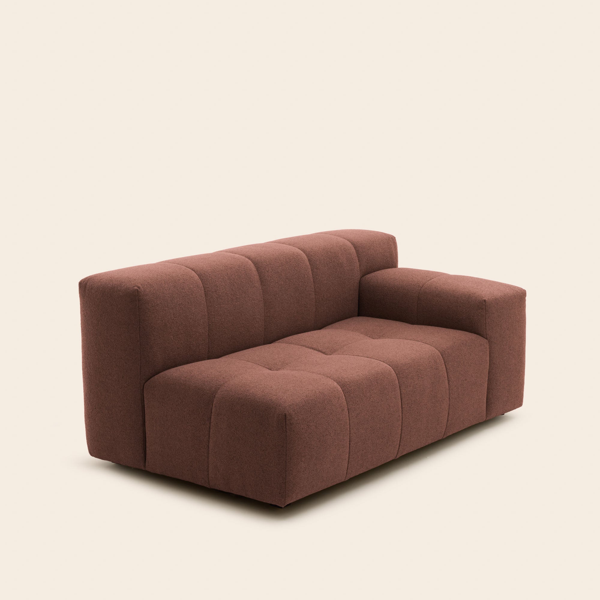 Canapé modulable accoudoir D UBERTO glory rouille