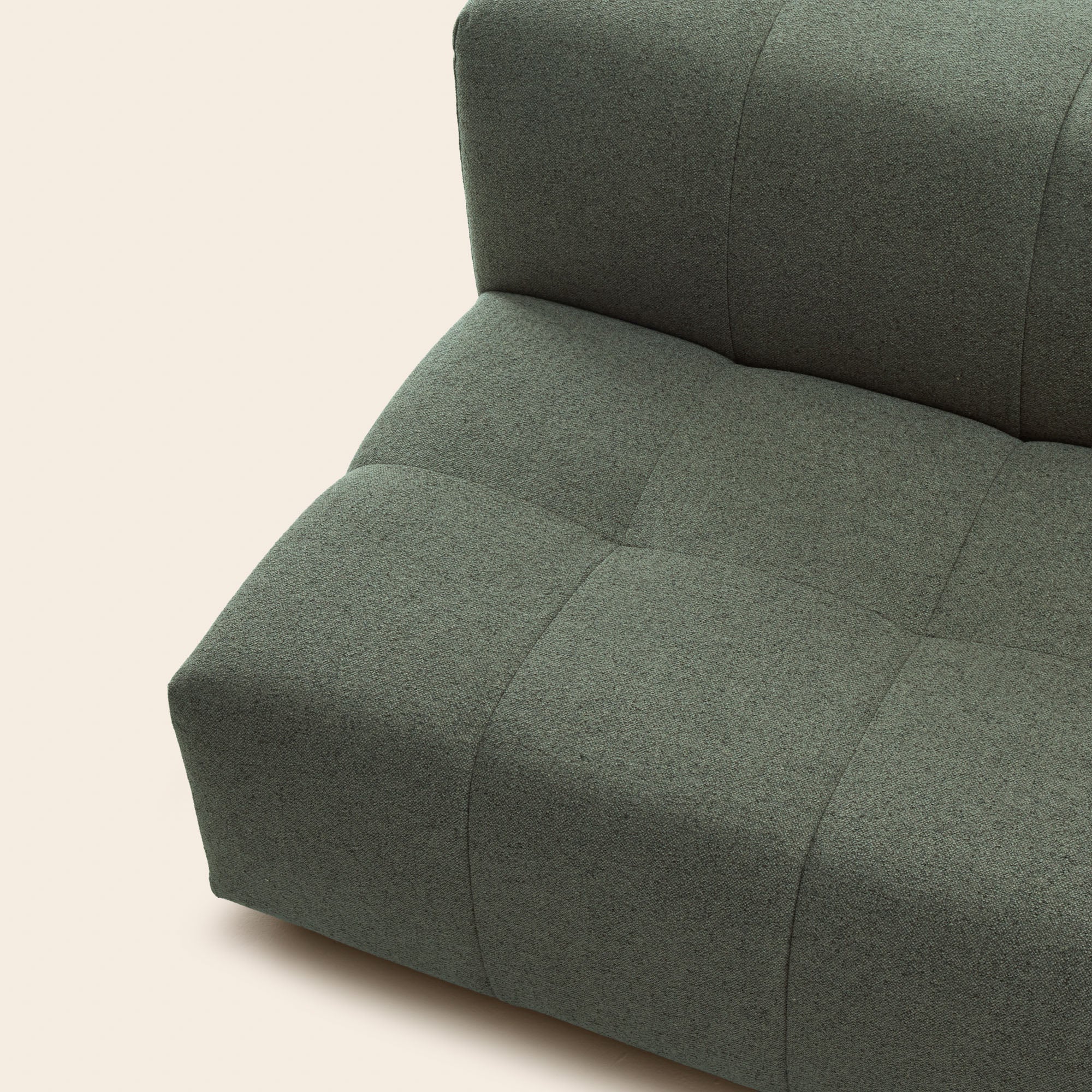 Canapé modulable accoudoir D UBERTO glory vert forêt