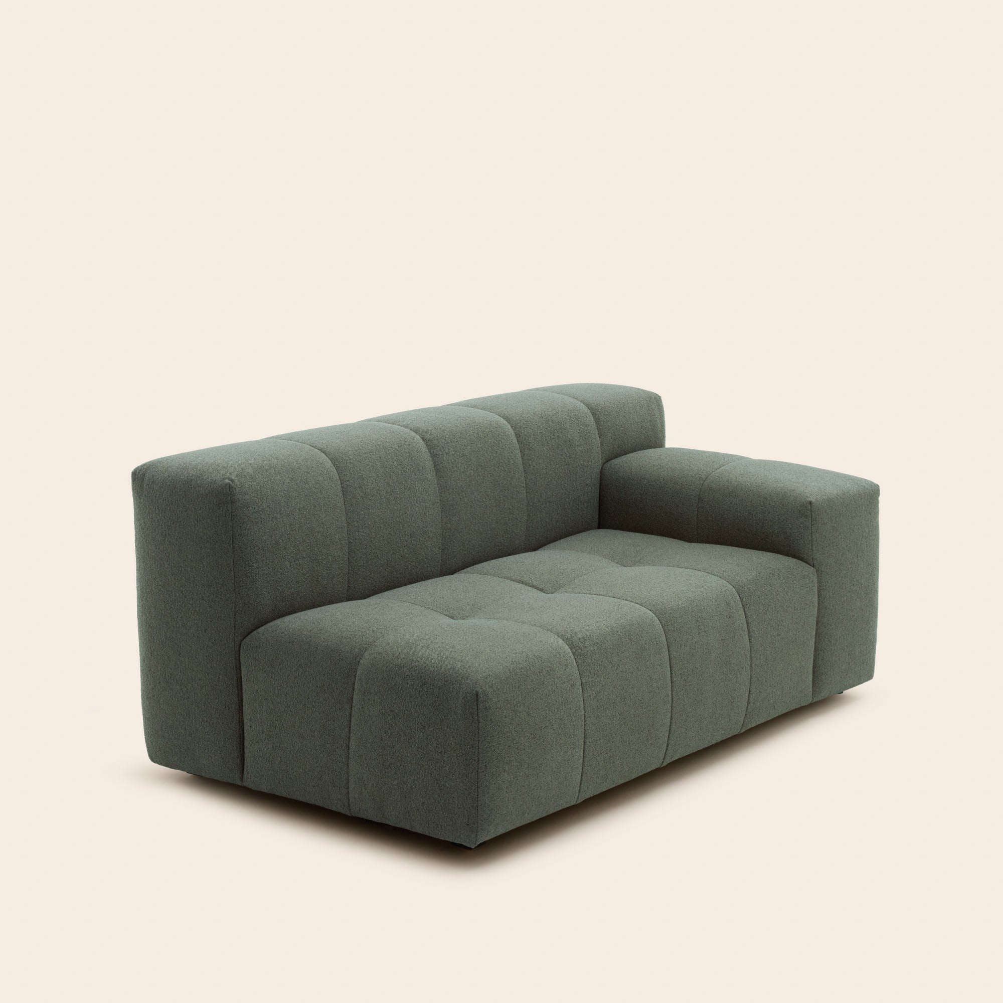 Canapé modulable accoudoir D UBERTO glory vert forêt
