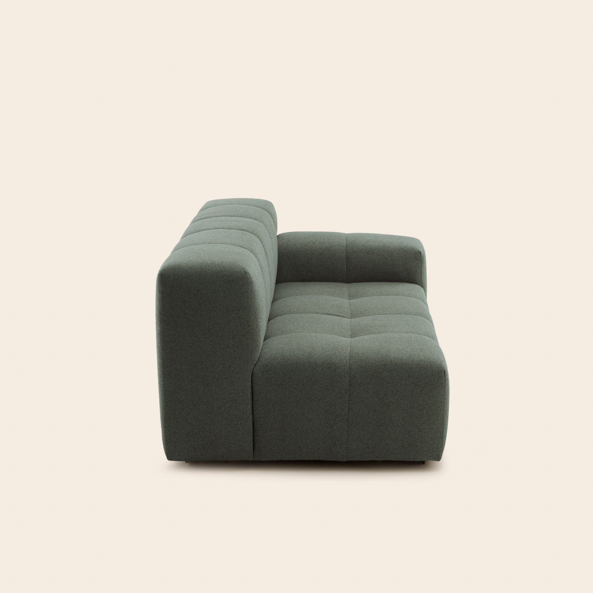 Canapé modulable accoudoir D UBERTO glory vert forêt
