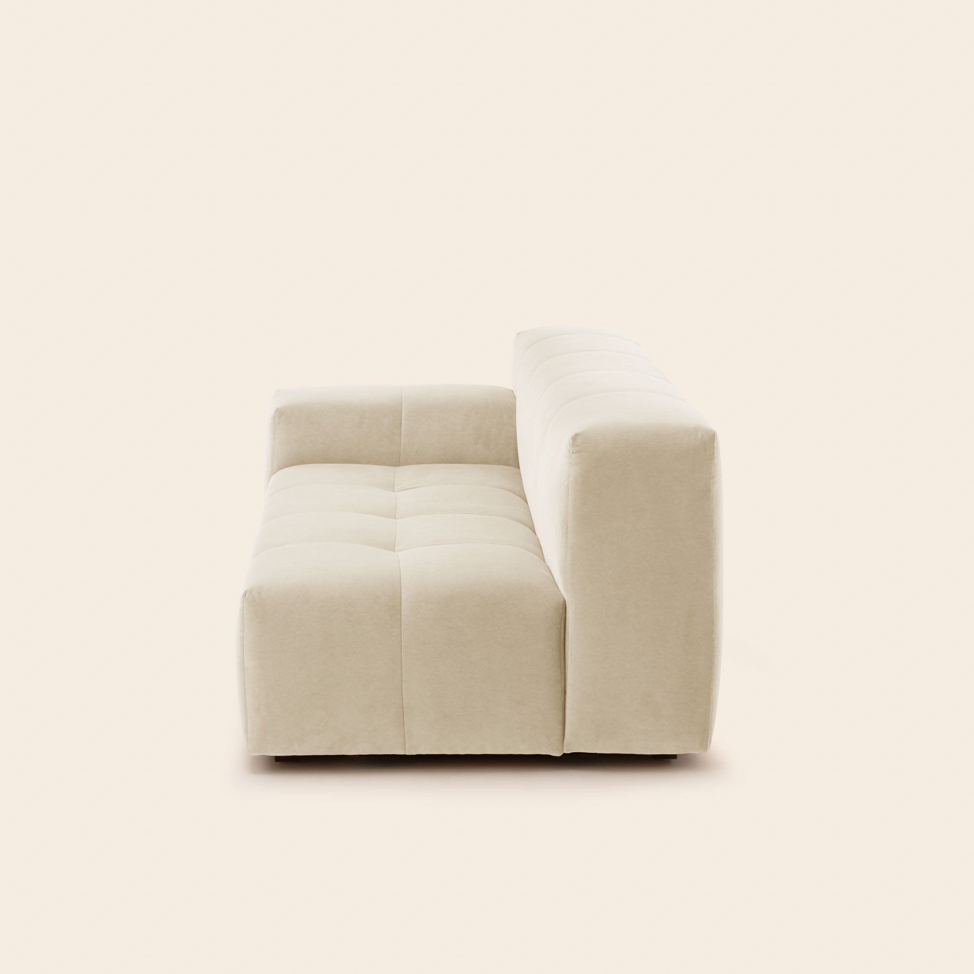 Canapé modulable accoudoir G UBERTO opal sable doux
