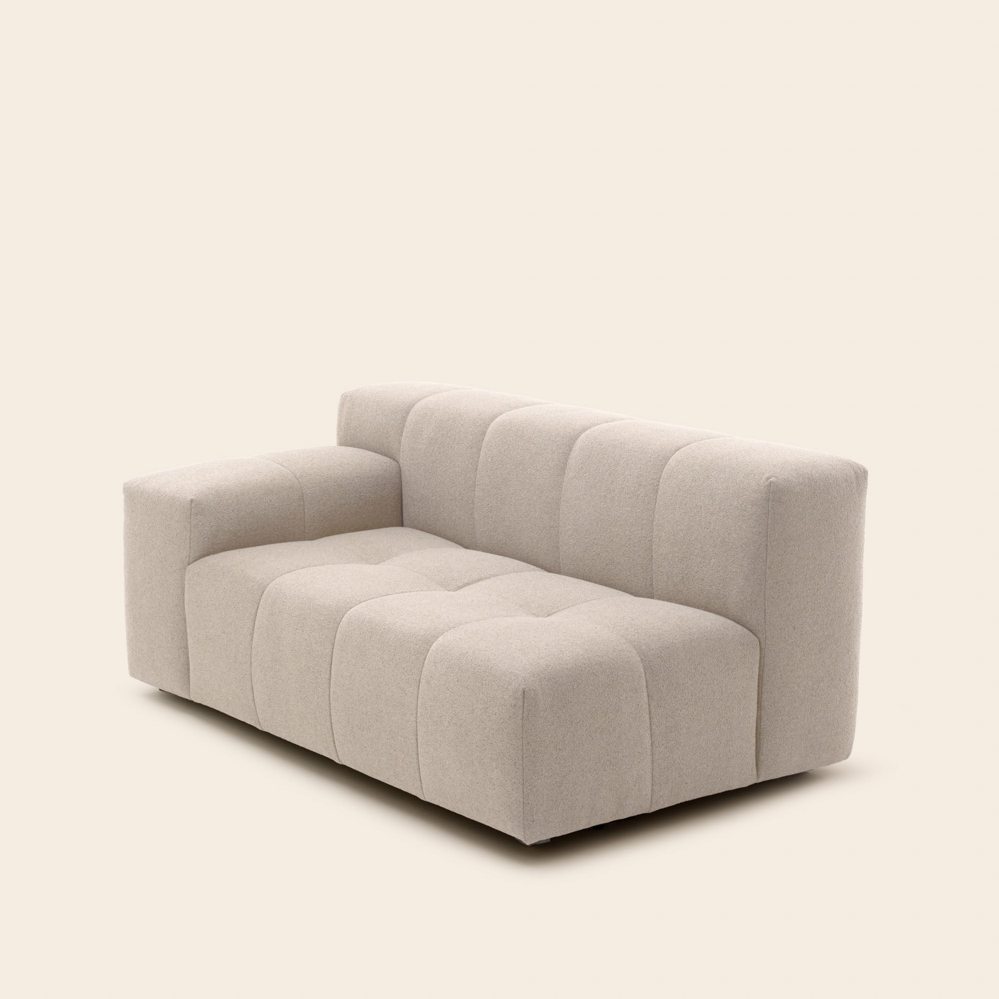 Canapé modulable accoudoir G UBERTO glory naturel
