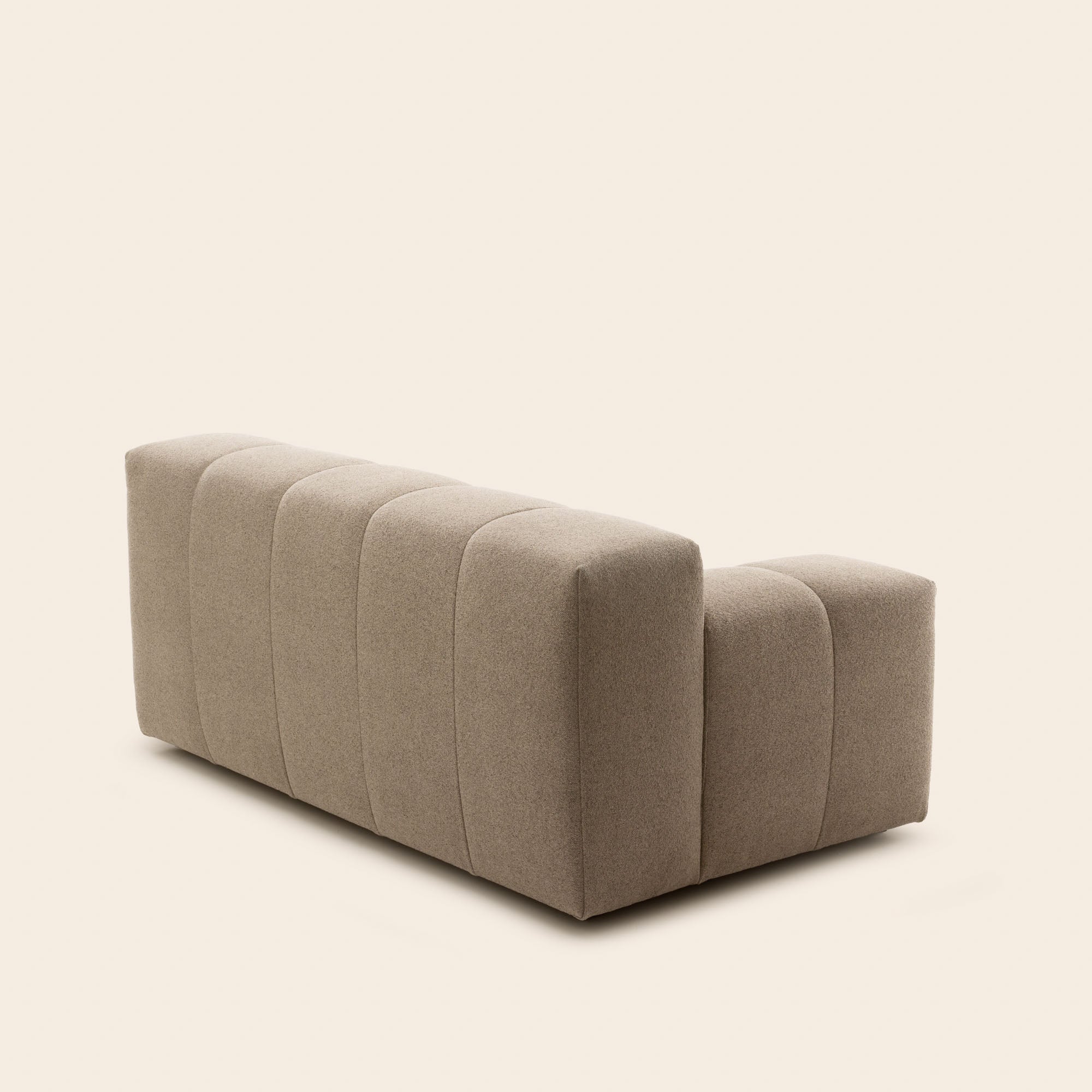 Canapé modulable accoudoir G UBERTO glory taupe