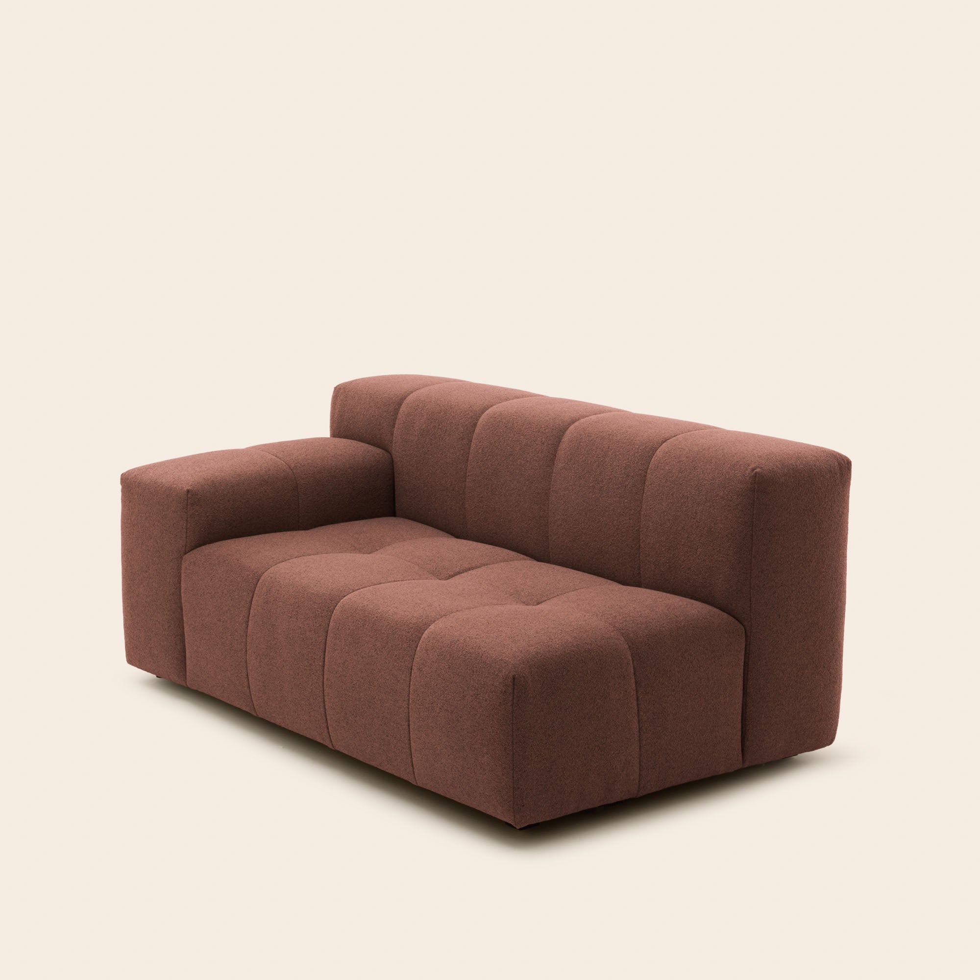 Canapé modulable accoudoir G UBERTO glory rouille