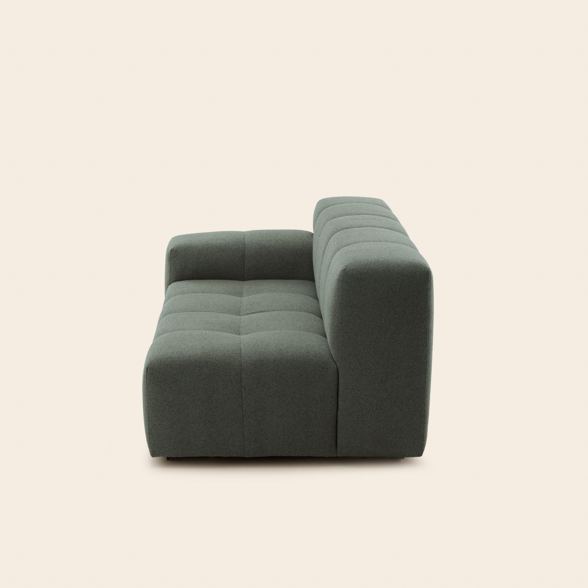 Canapé modulable accoudoir G UBERTO glory vert forêt