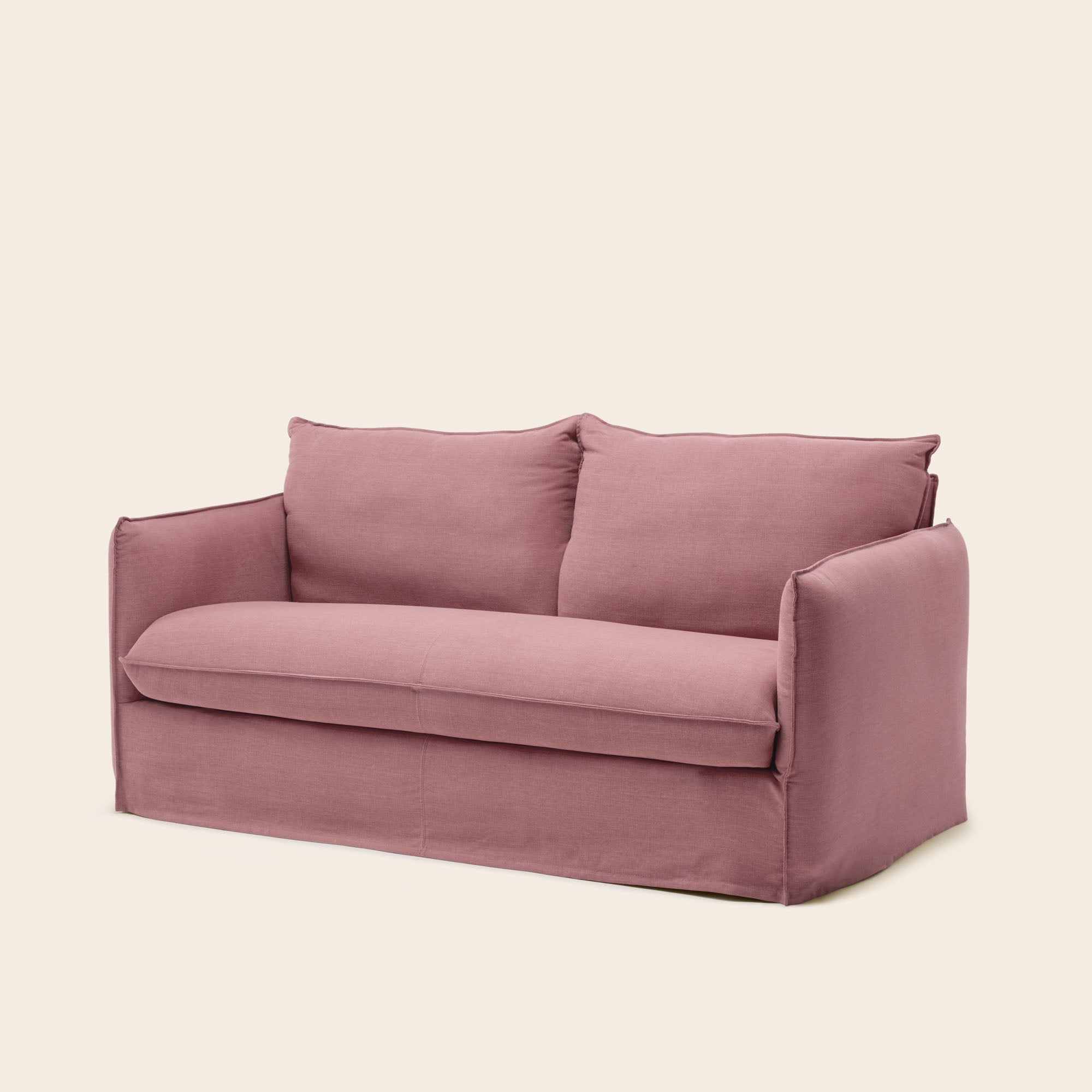 Canapé JANEL barbate rose ancien