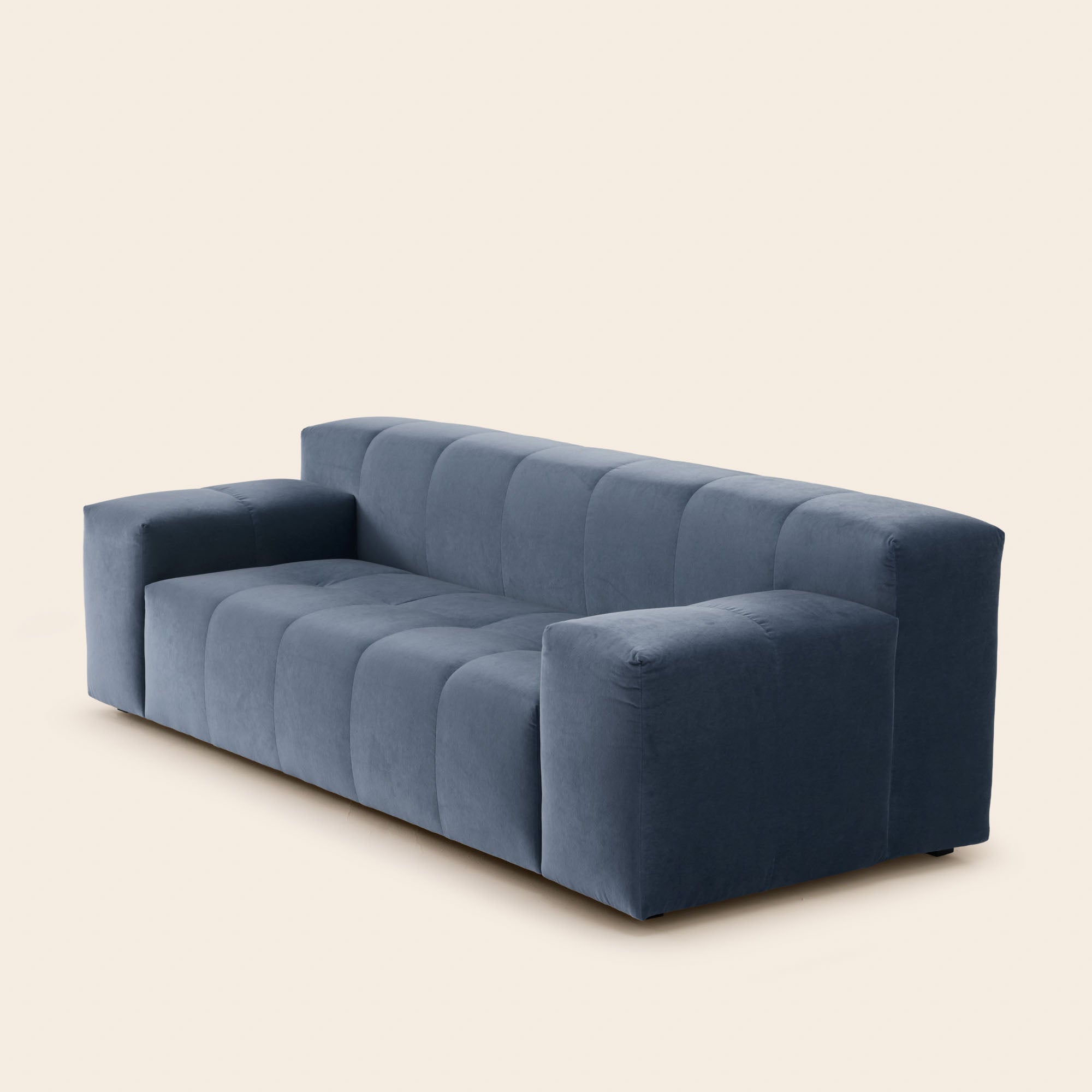 Canapé UBERTO opal bleu de gris