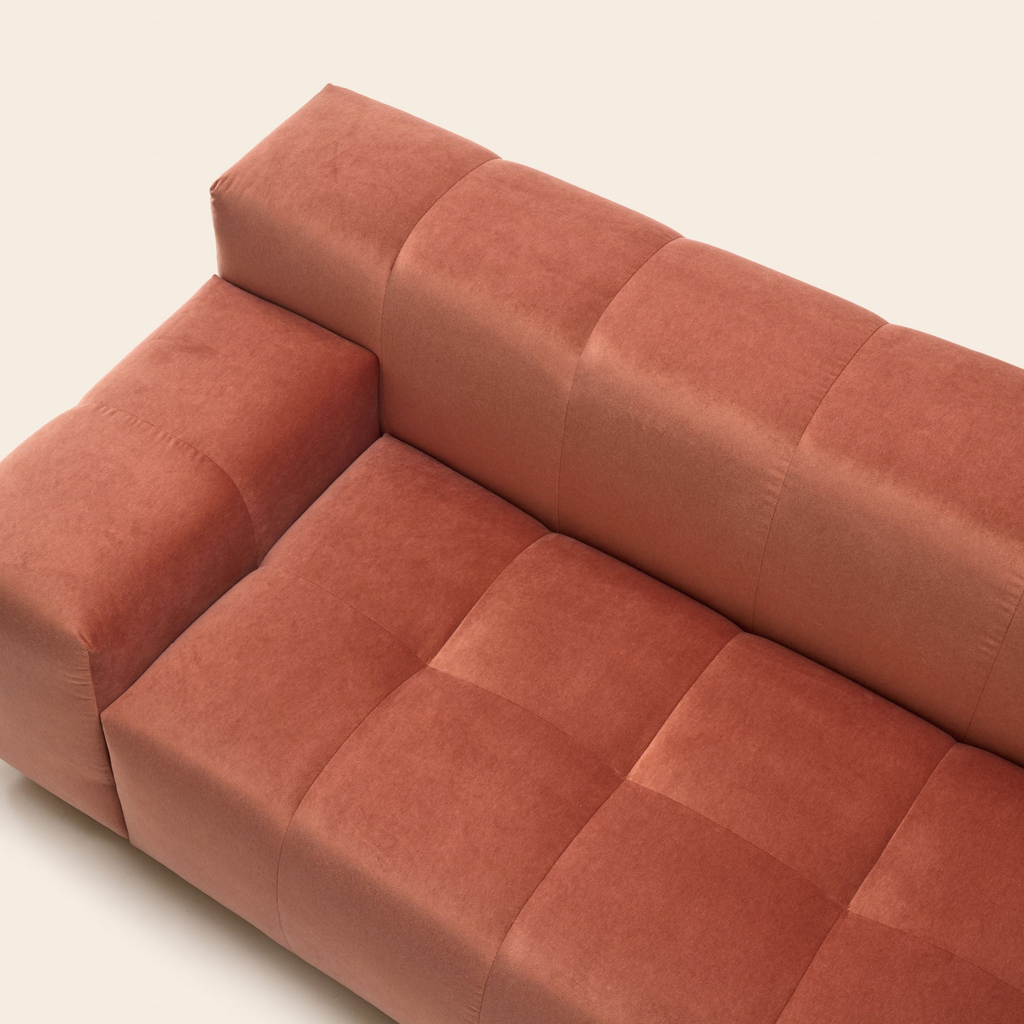 Canapé UBERTO opal orange corail
