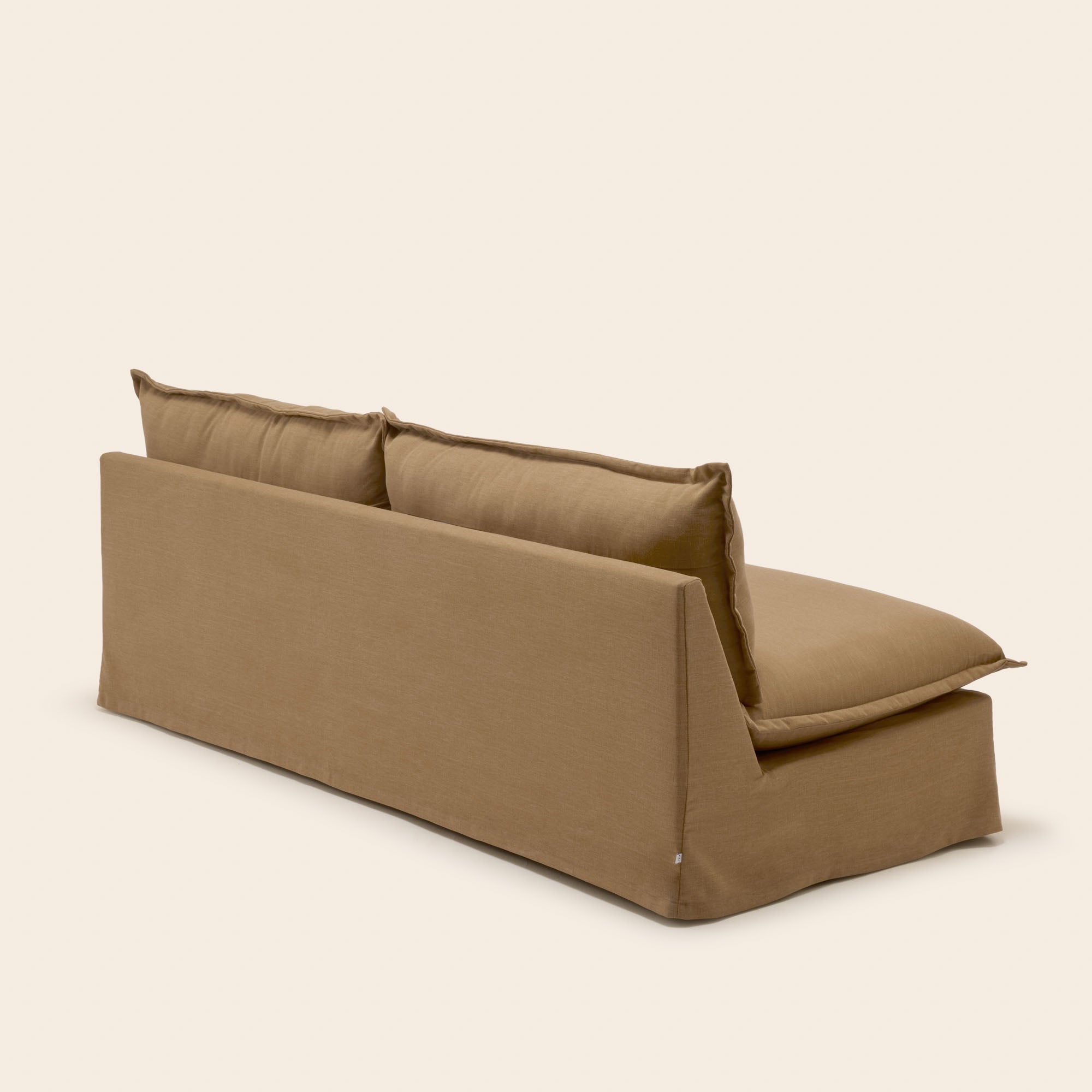 Banquette SALVINA barbate brun chaud