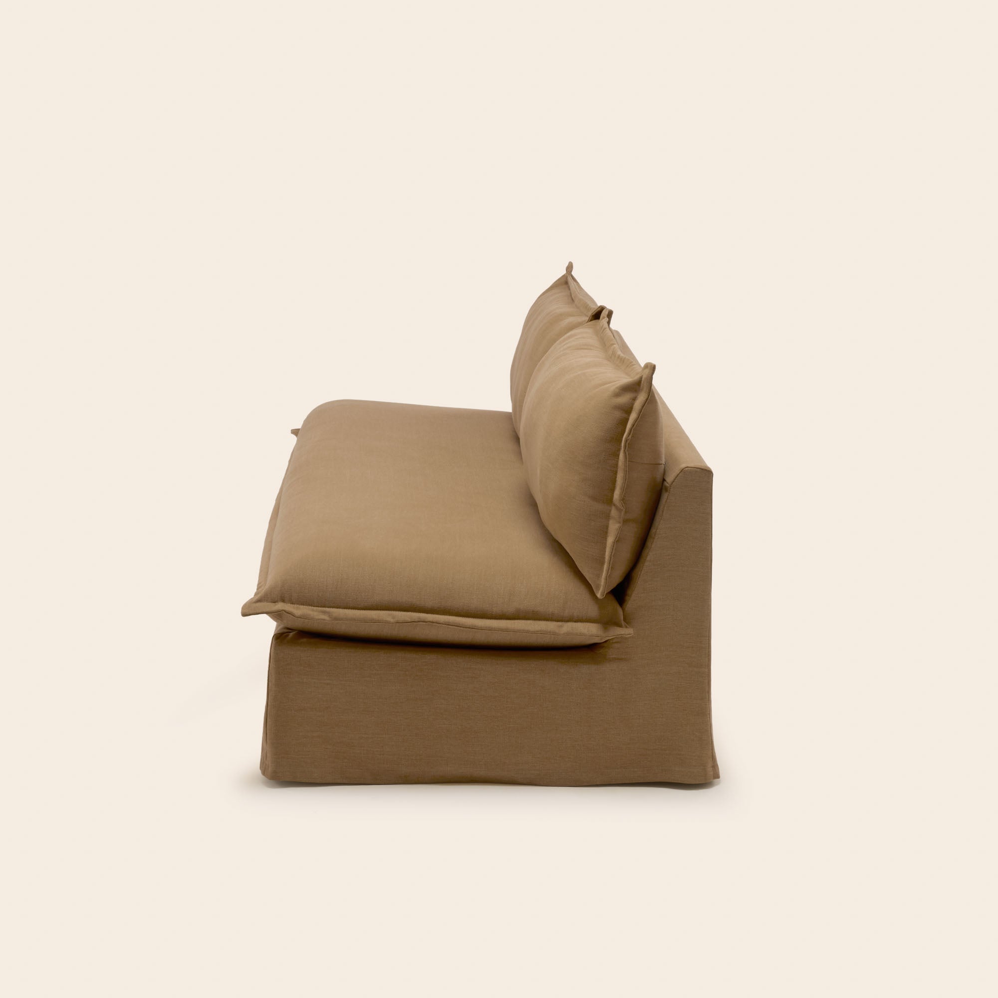 Banquette SALVINA barbate brun chaud