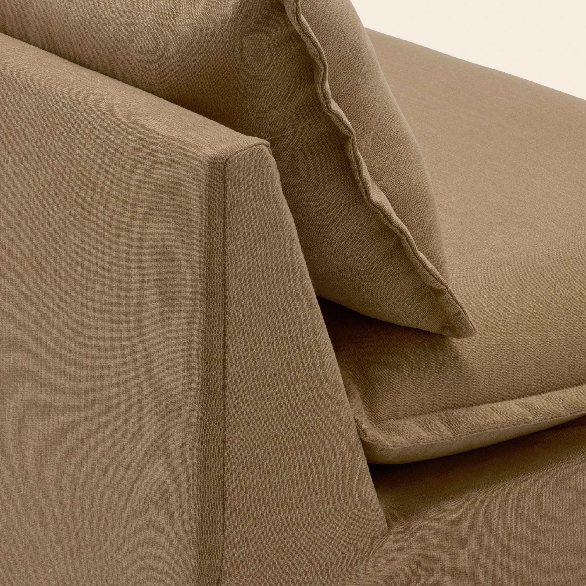 Banquette SALVINA barbate brun chaud