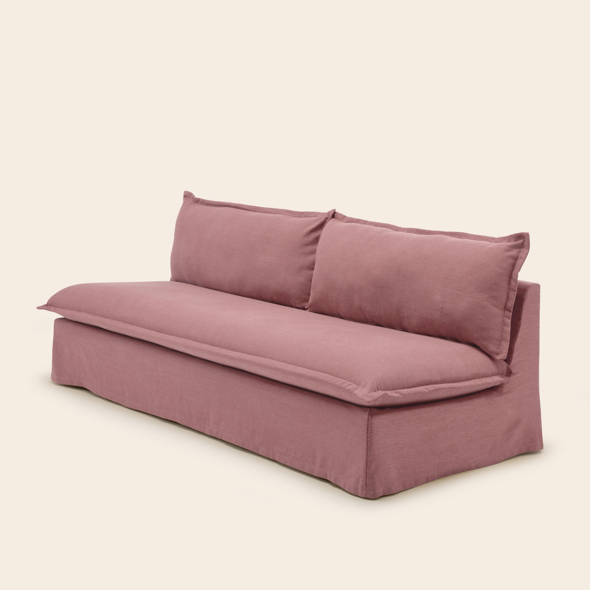 Banquette SALVINA barbate rose ancien