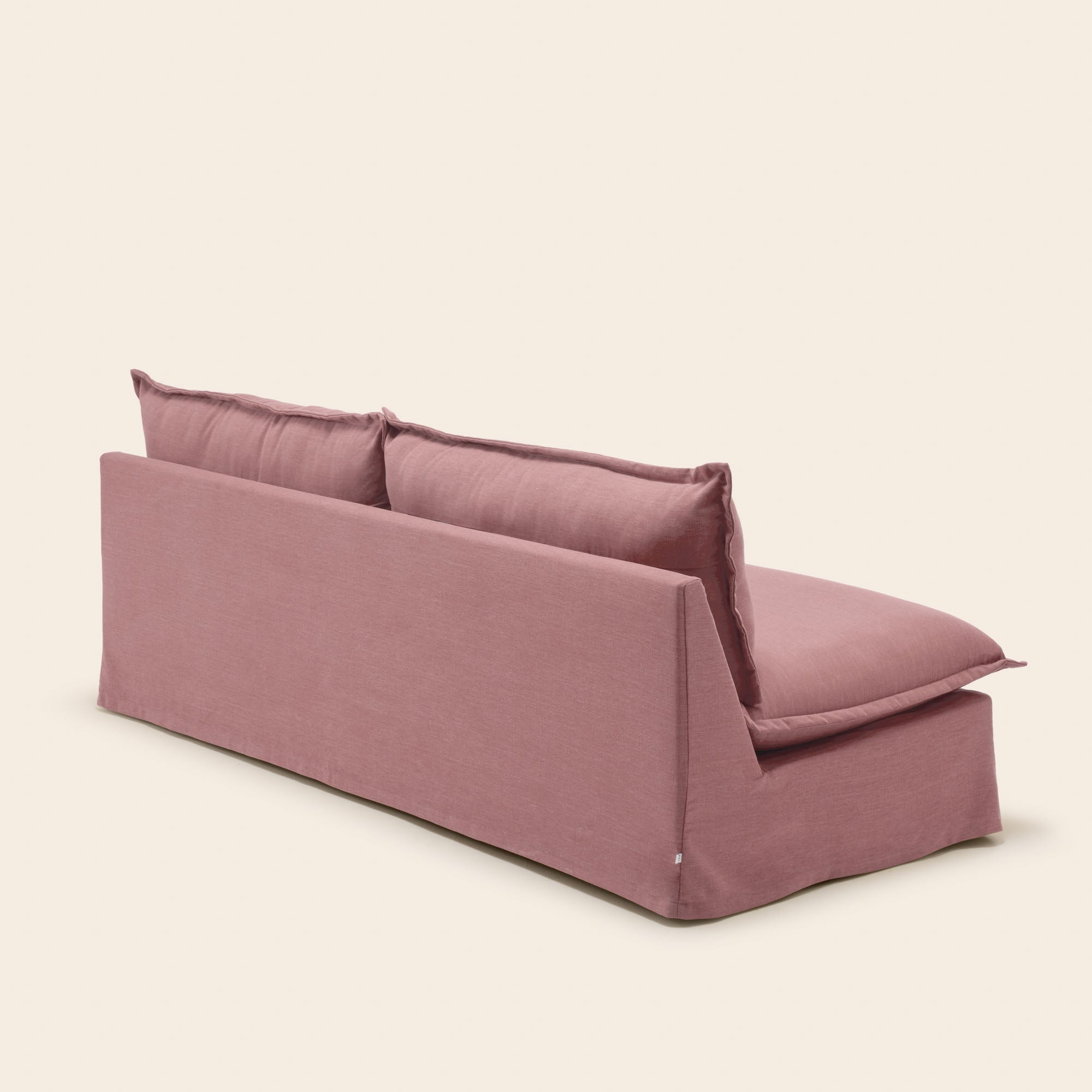 Banquette SALVINA barbate rose ancien