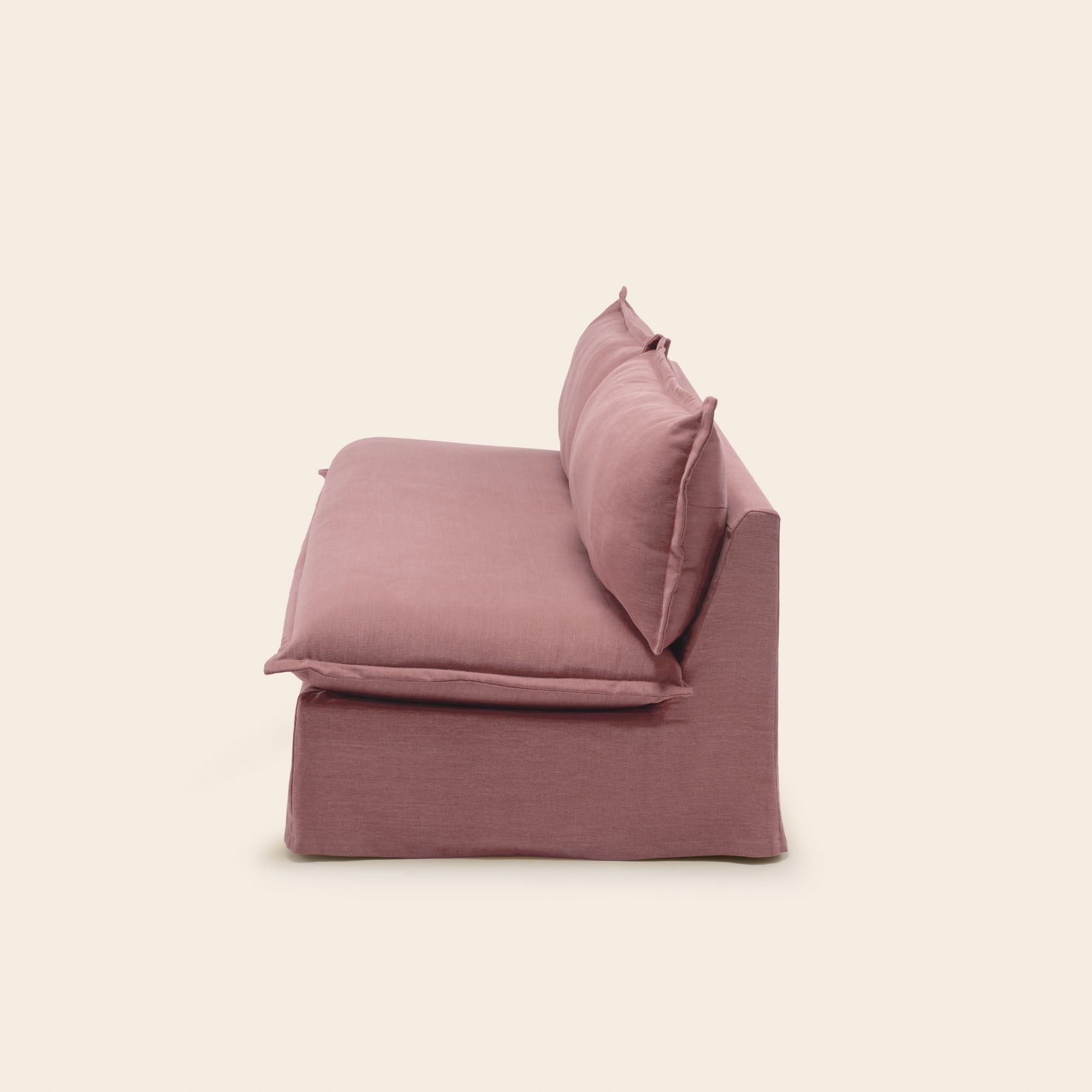 Banquette SALVINA barbate rose ancien