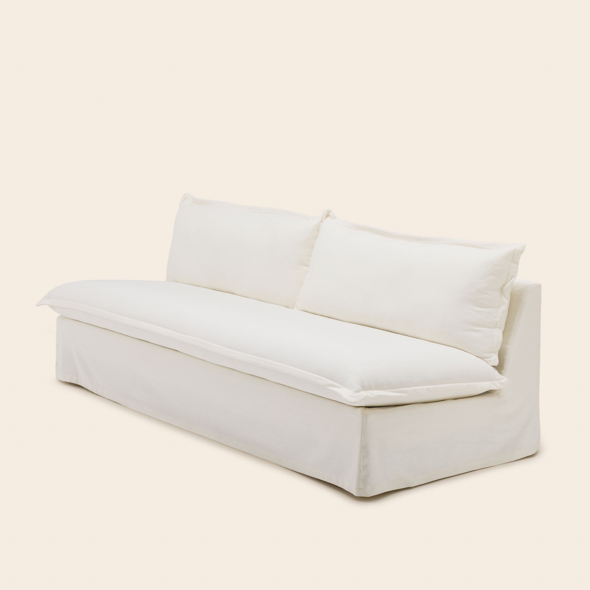 Banquette SALVINA barbate blanc