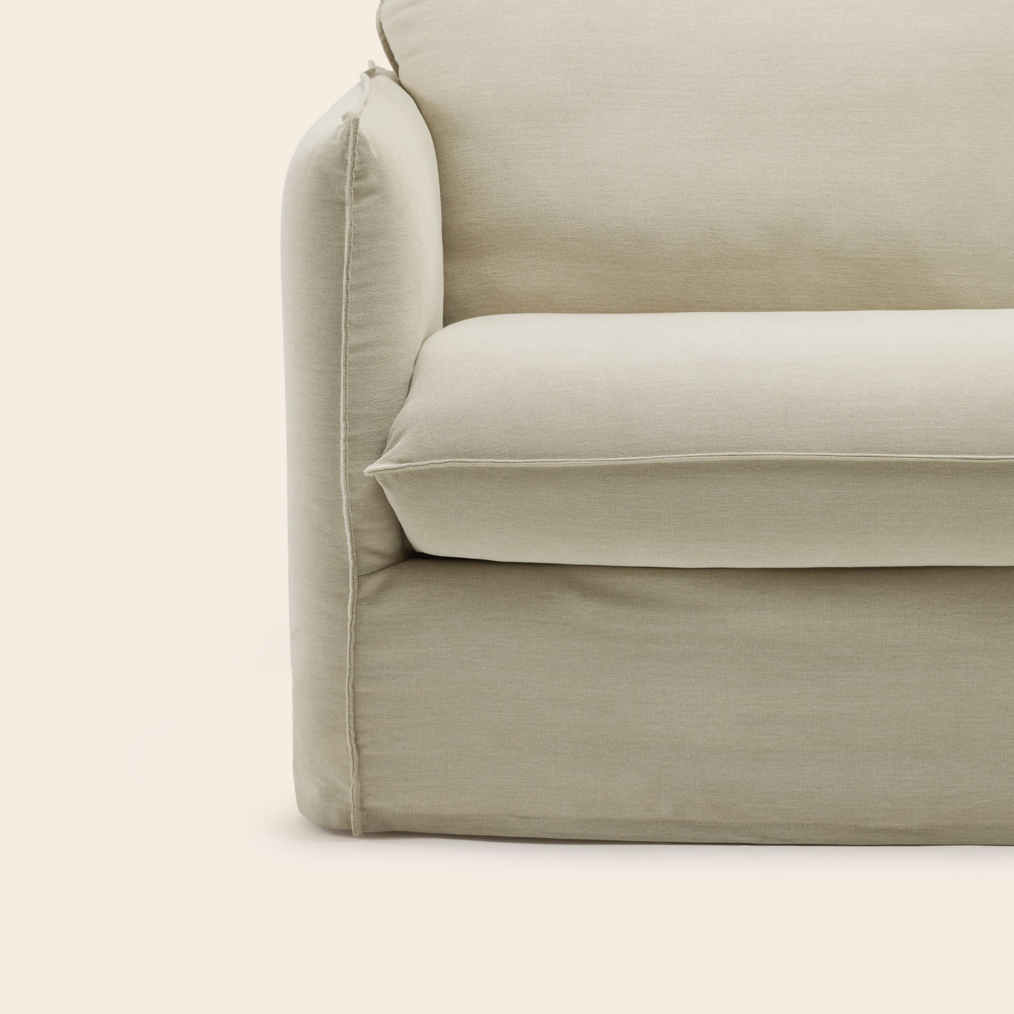 JANEL Barbate Cabrio-Sofa in warmem Beige