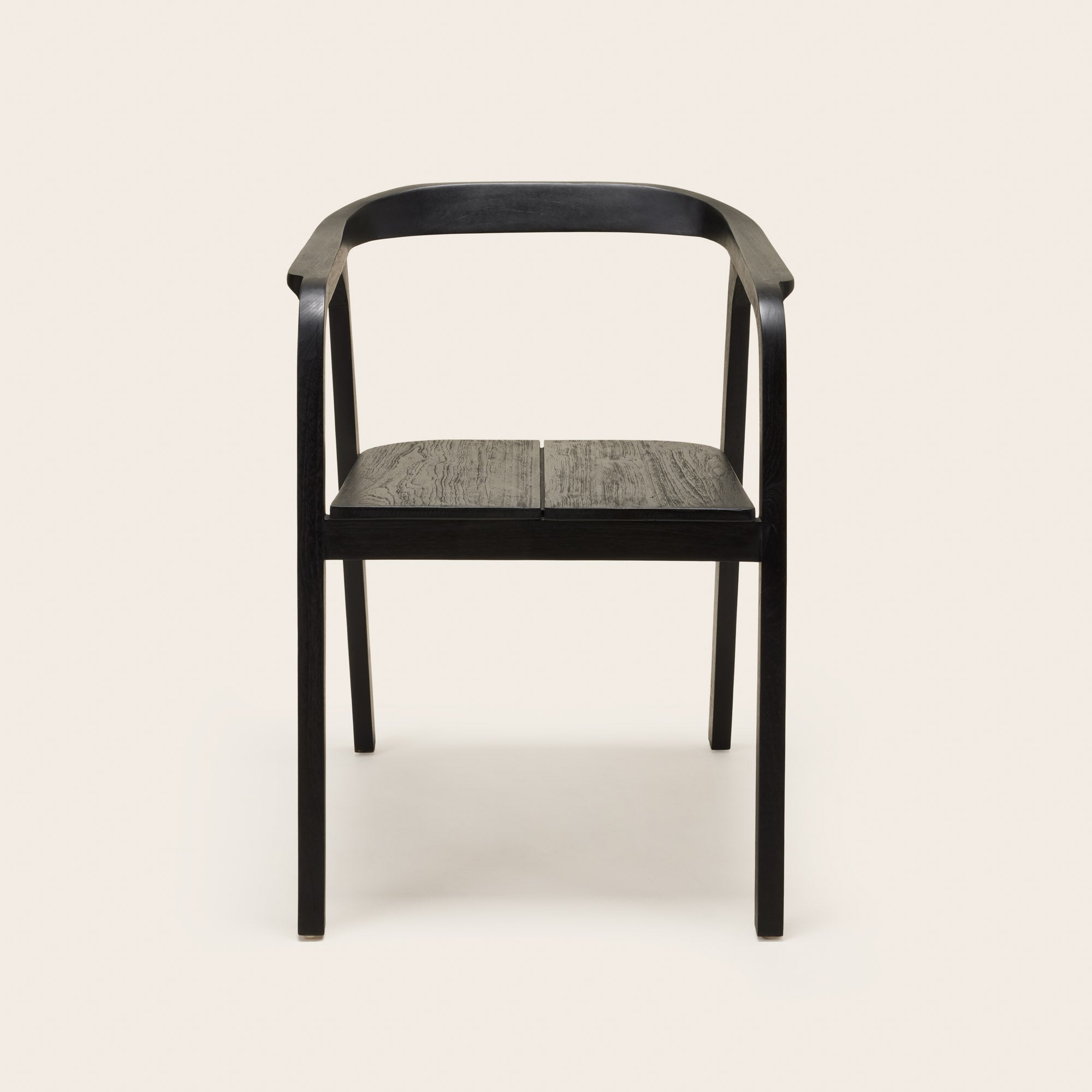 Chaise ALIXA teck recyclé et noir